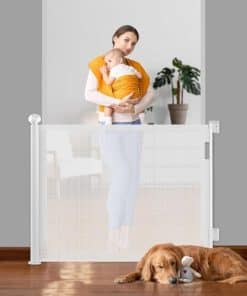 Puerta de Seguridad Retráctil para Bebés, Puerta de
