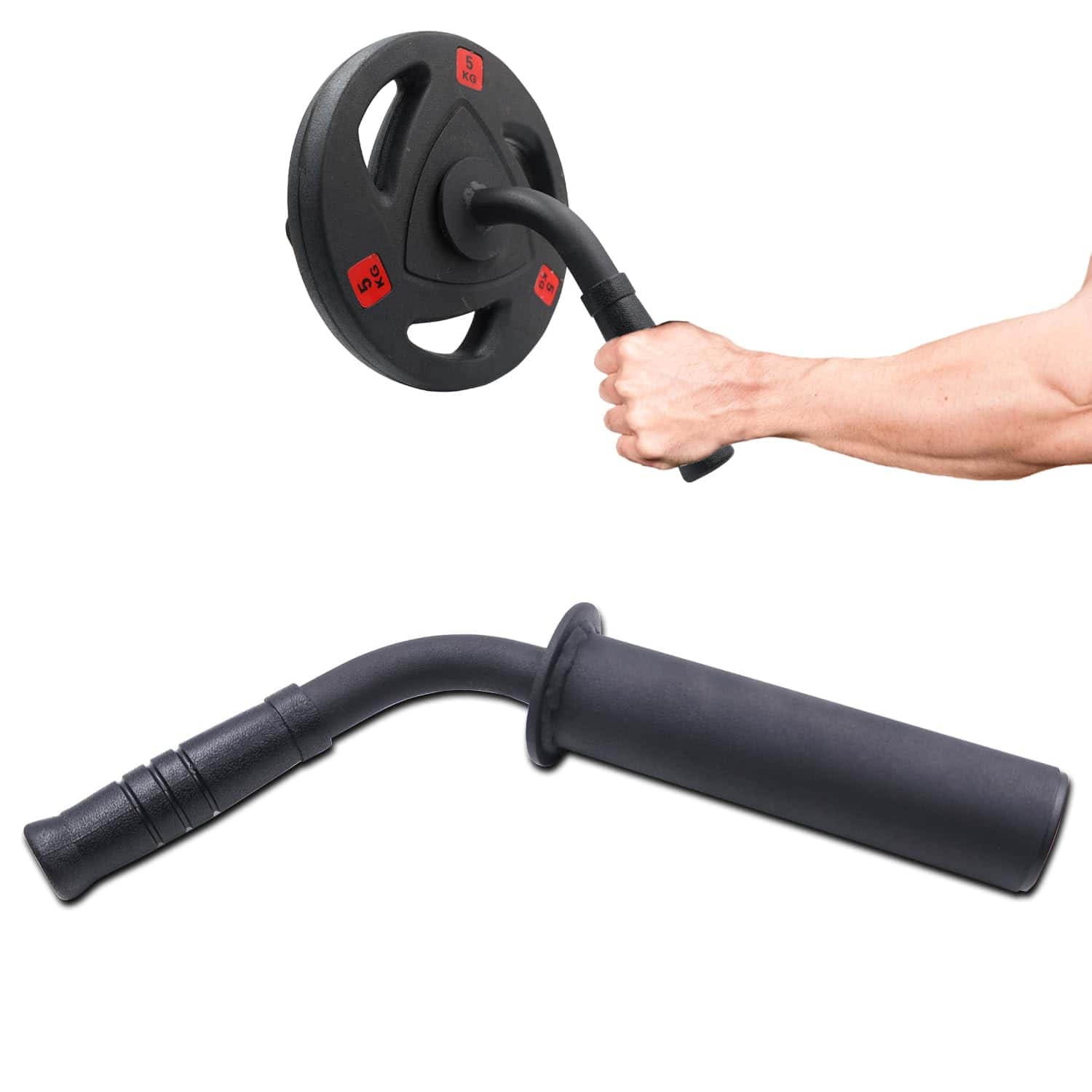 Barra de Levantamiento de Muñeca Fortalecedor de Antebrazo