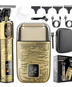 Juego de Cortapelos Profesional para Barberos Inalámbrico