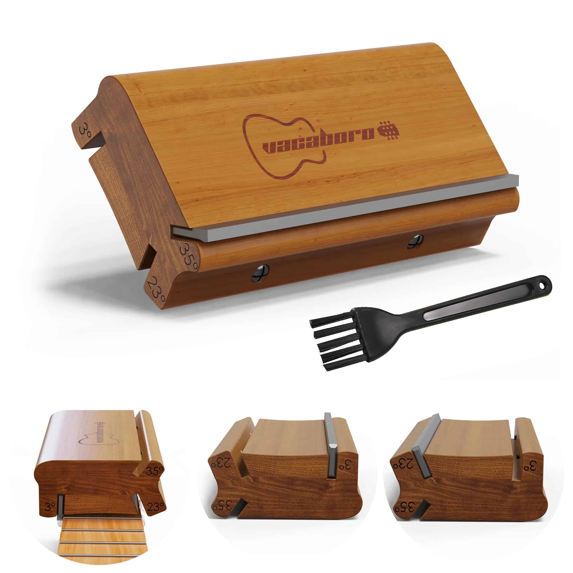 Limador de biselado de extremo de traste de 3/23/35 grados,