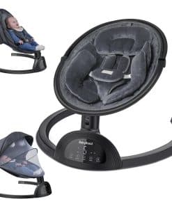 Columpio para Bebés con Altavoz de Música Bluetooth, 3