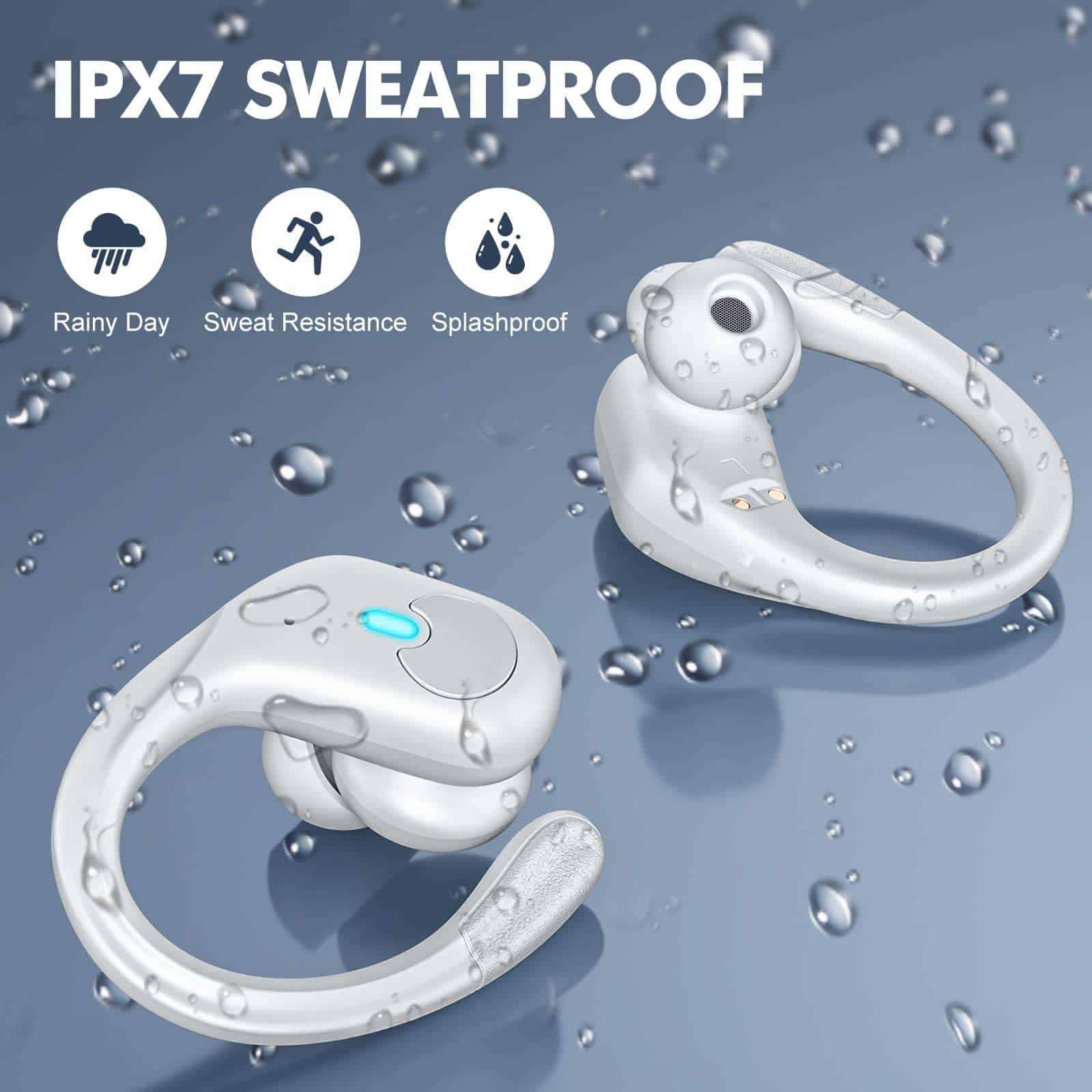 Audífonos inalámbricos GUVANI Bluetooth con 80 horas de - Imagen 6