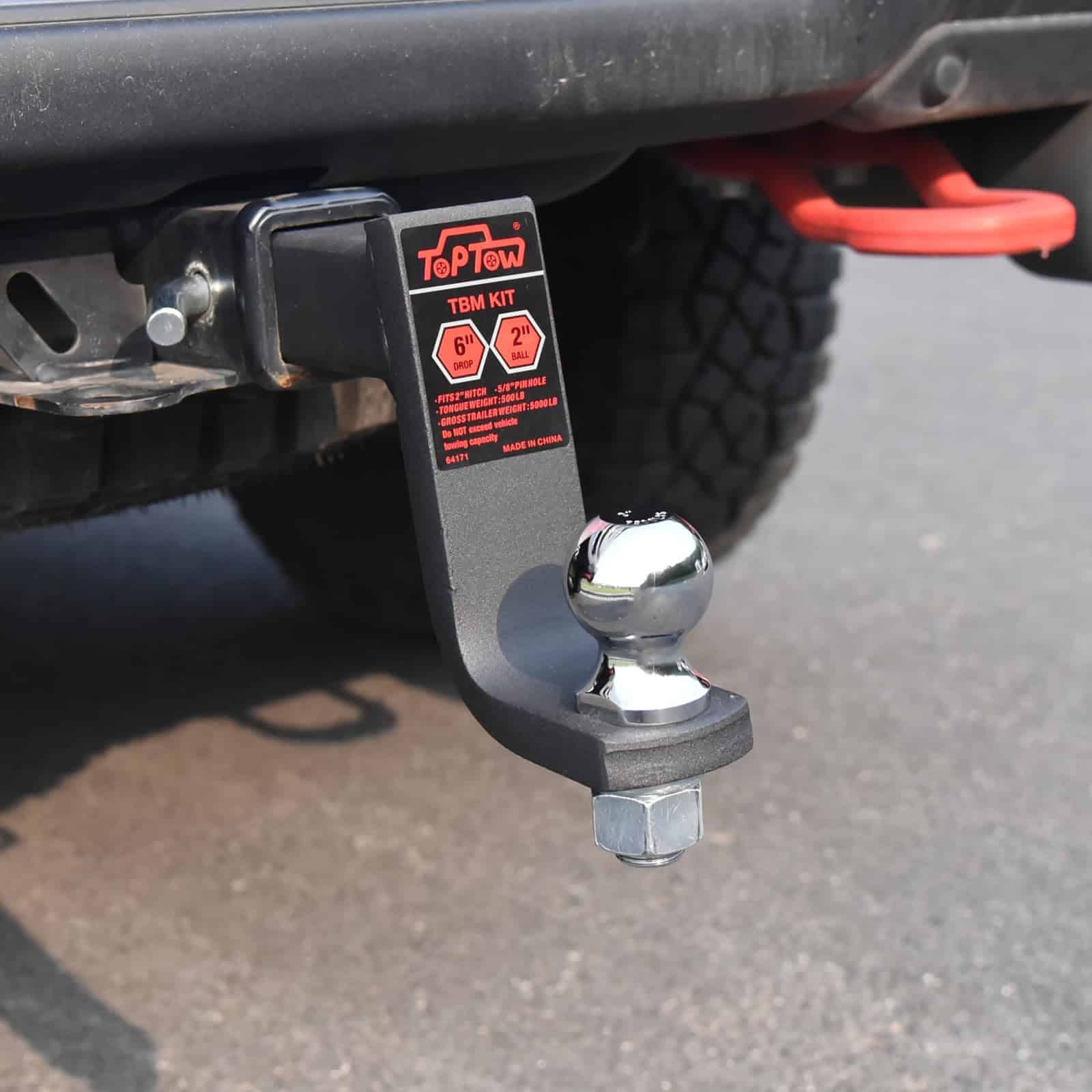 Kit de enganche de remolque TOPTOW 64171 con bola de - Imagen 4