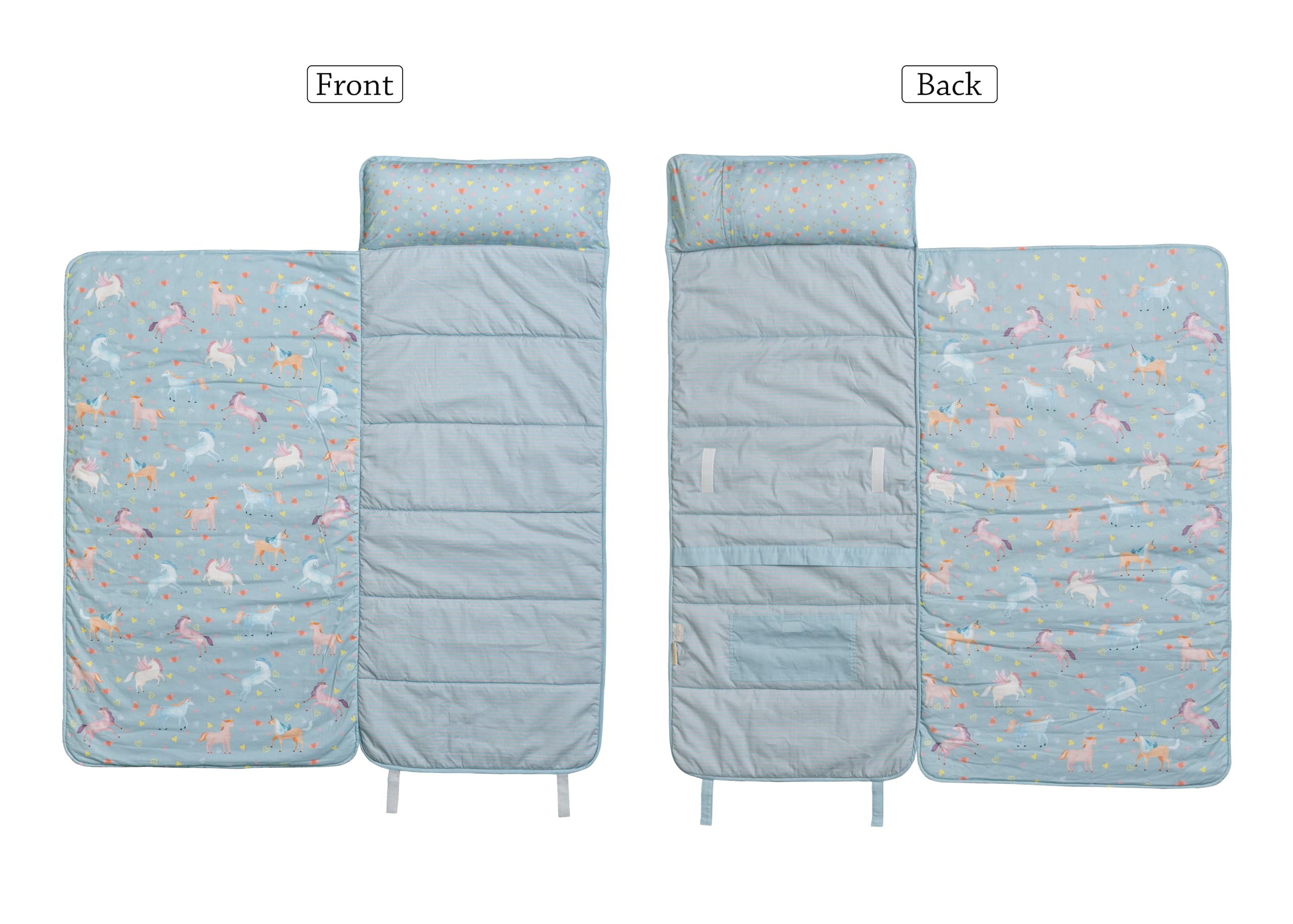 Maison d'Hermine Nap Mat Unicorn con Almohada y Manta - Imagen 10