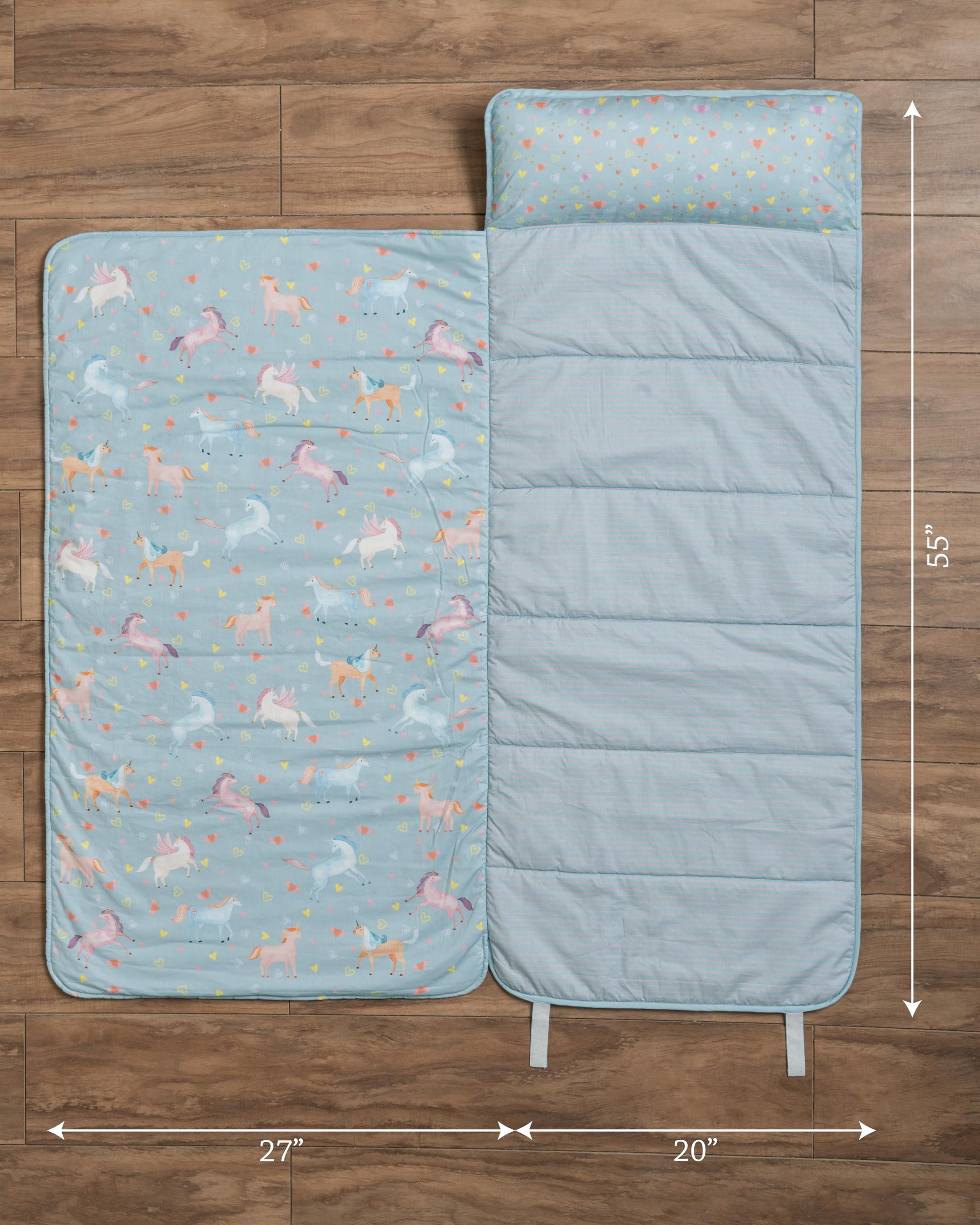Maison d'Hermine Nap Mat Unicorn con Almohada y Manta - Imagen 4