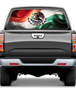 Gráficos de Ventana Trasera de Camión Bandera Mexicana