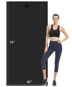 Tapete de Yoga Extra Largo TPE de Hatha Yoga 79" x 40" x