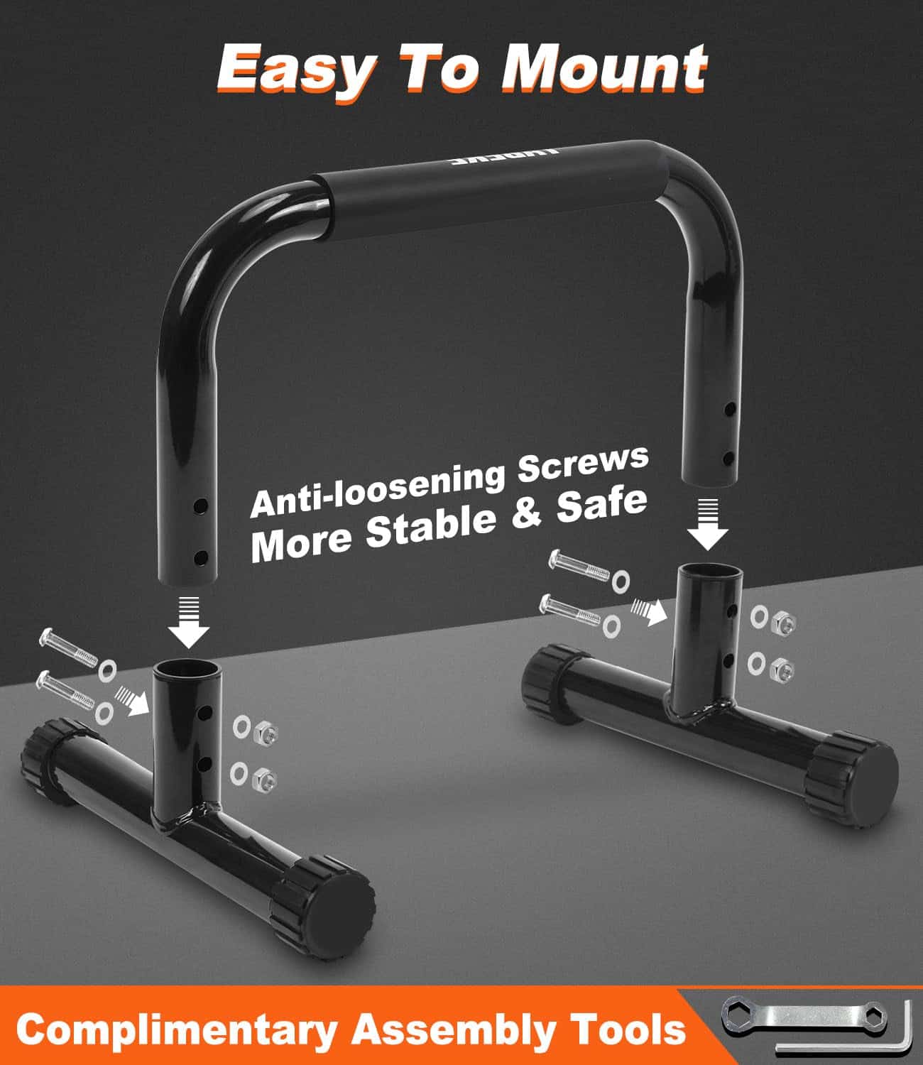 TABEKE Push Up Bar, Parallettes Bars & Dip Bars de 12 - Imagen 9