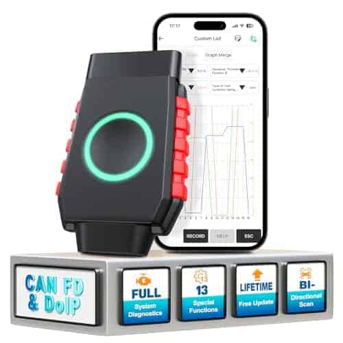 Escáner OBD2 inalámbrico para iOS y Android, VIDENT