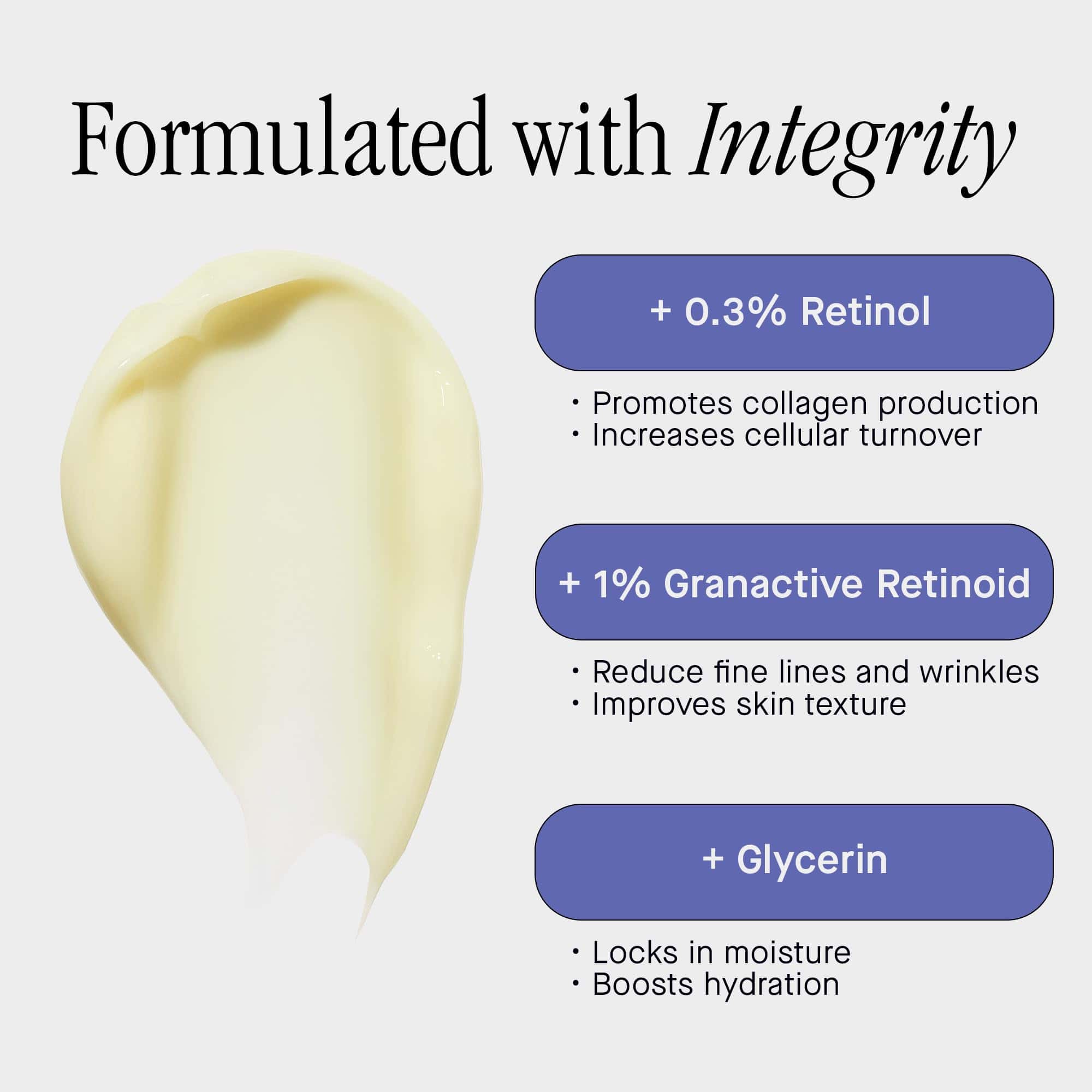 Crema de renovación dual Brandefy con 0.3% de retinol y 1% - Imagen 4