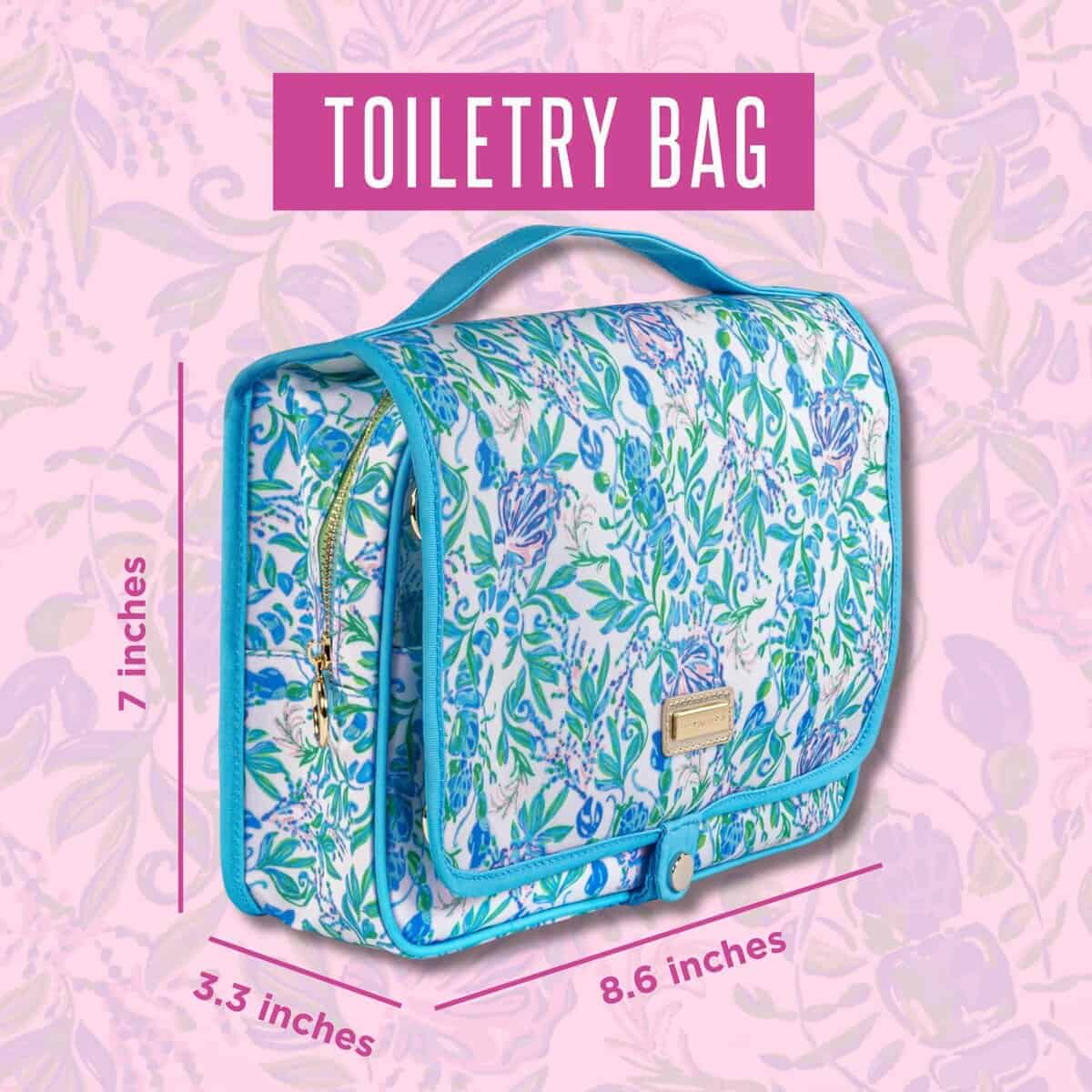 Bolsa de Aseo de Viaje Lilly Pulitzer con Asa, Bolsillos y - Imagen 5