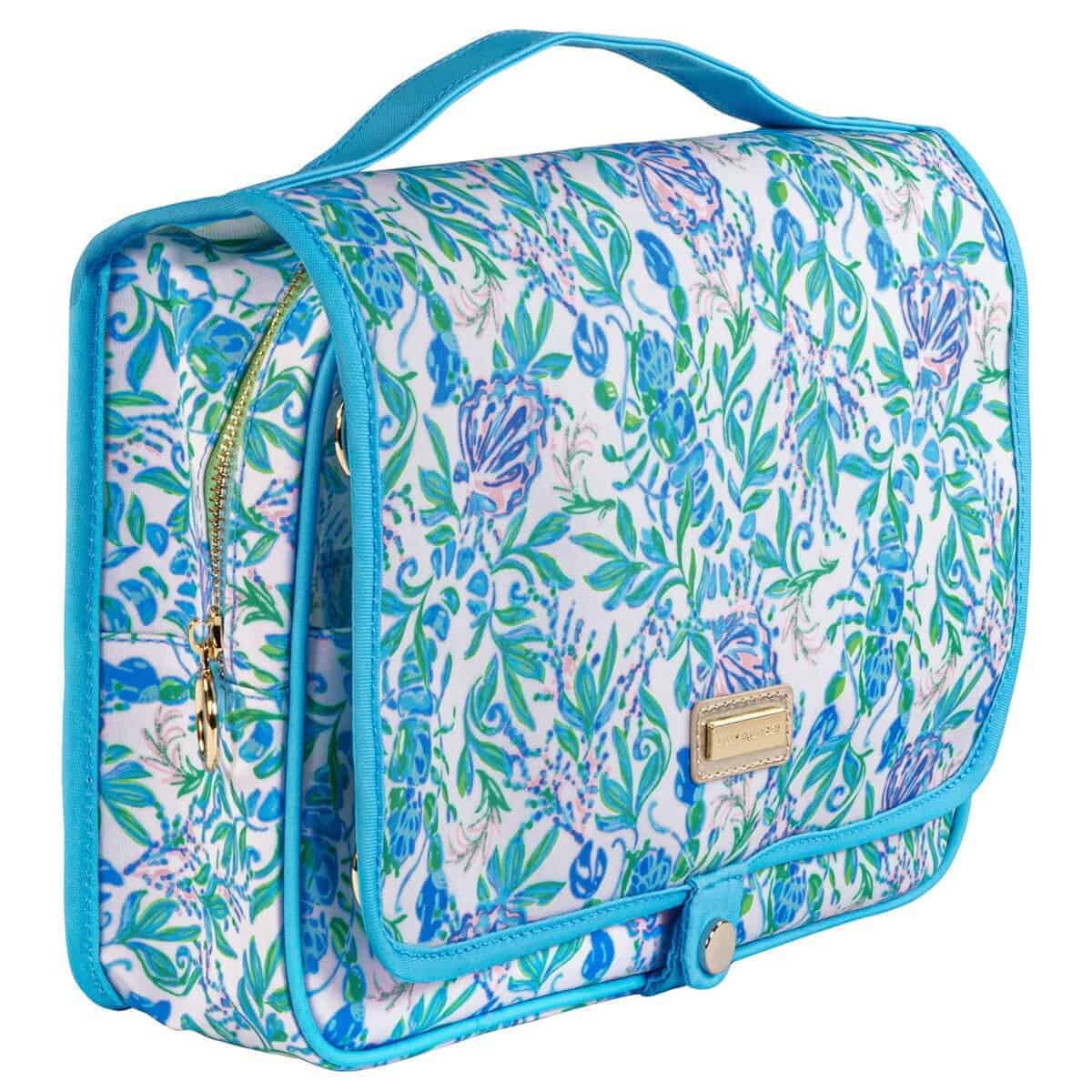 Bolsa de Aseo de Viaje Lilly Pulitzer con Asa, Bolsillos y