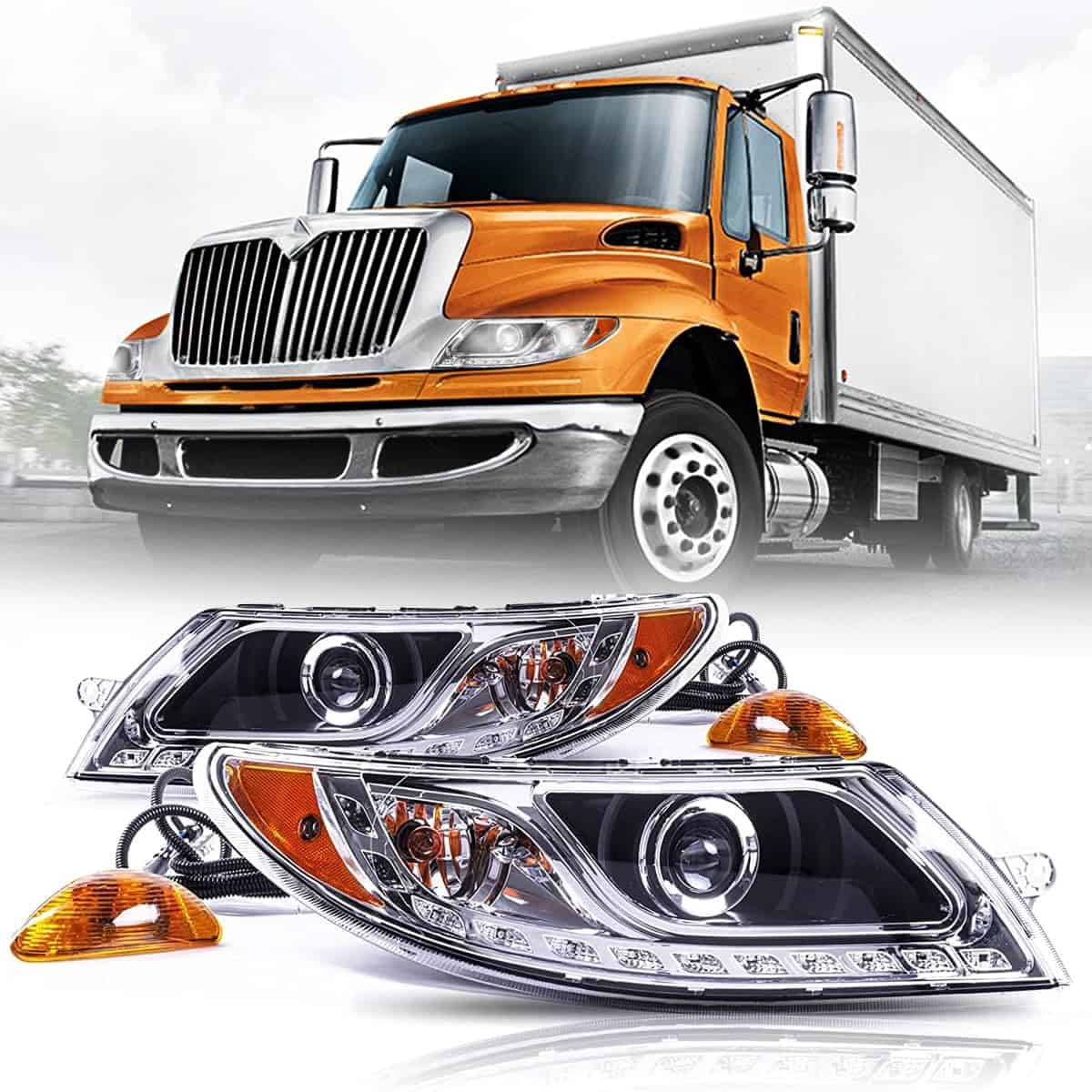 Conjunto de faros delanteros Seassauto para camión