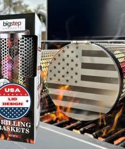 Cestas de Parrilla Redondas de Gran Capacidad BigStep (2