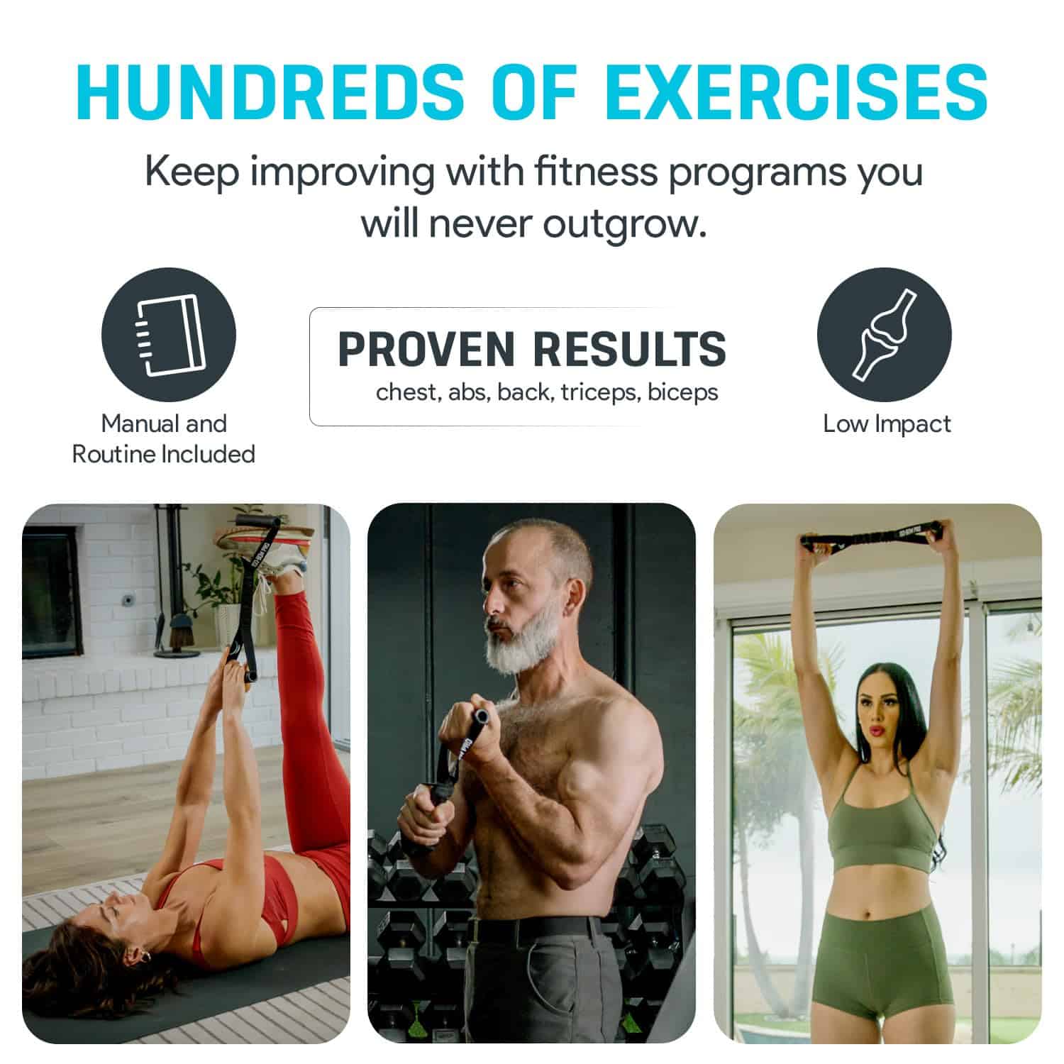 Par de Equipo de Ejercicio Isométrico Bullworker ISO-BOW - Imagen 4