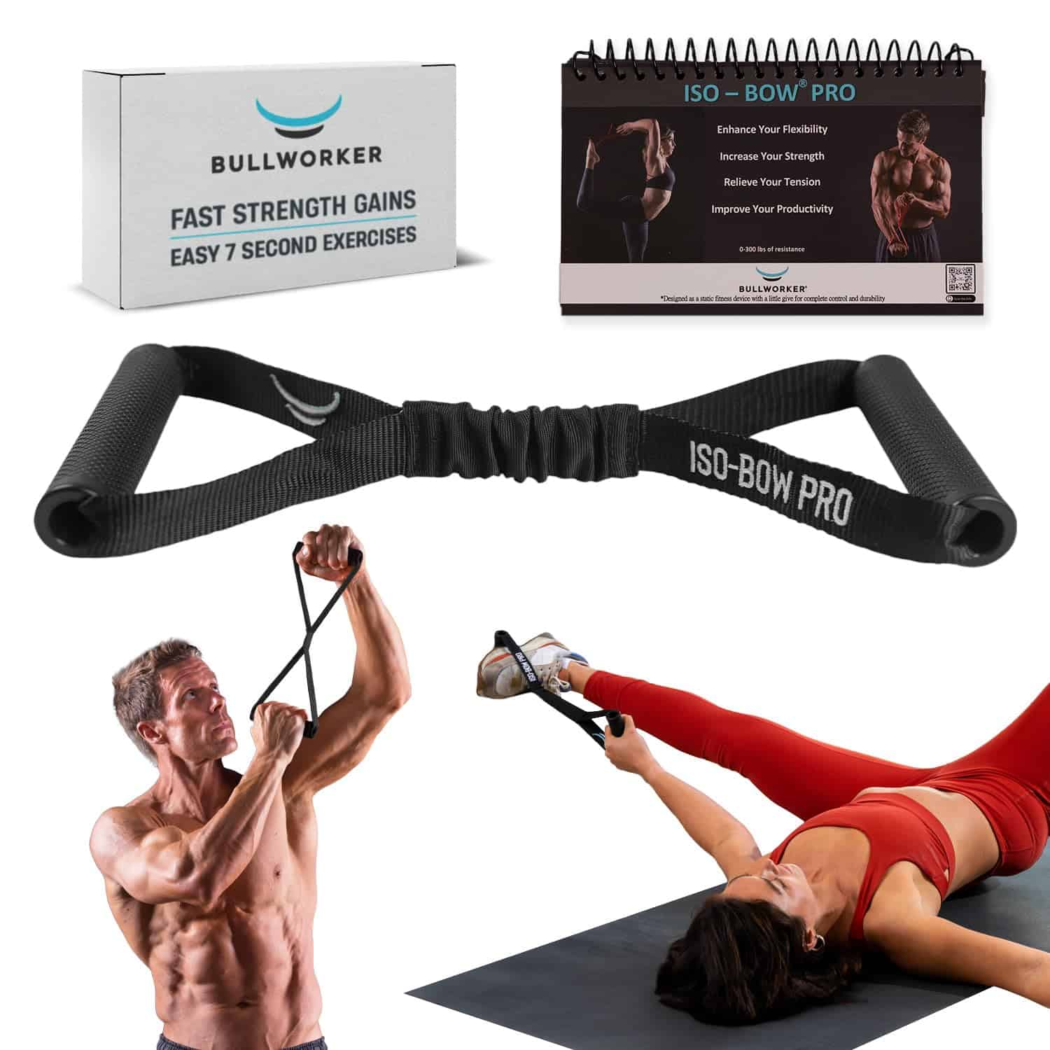 Par de Equipo de Ejercicio Isométrico Bullworker ISO-BOW