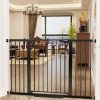Puerta para bebés extra alta Cumbor de 36" -Negro