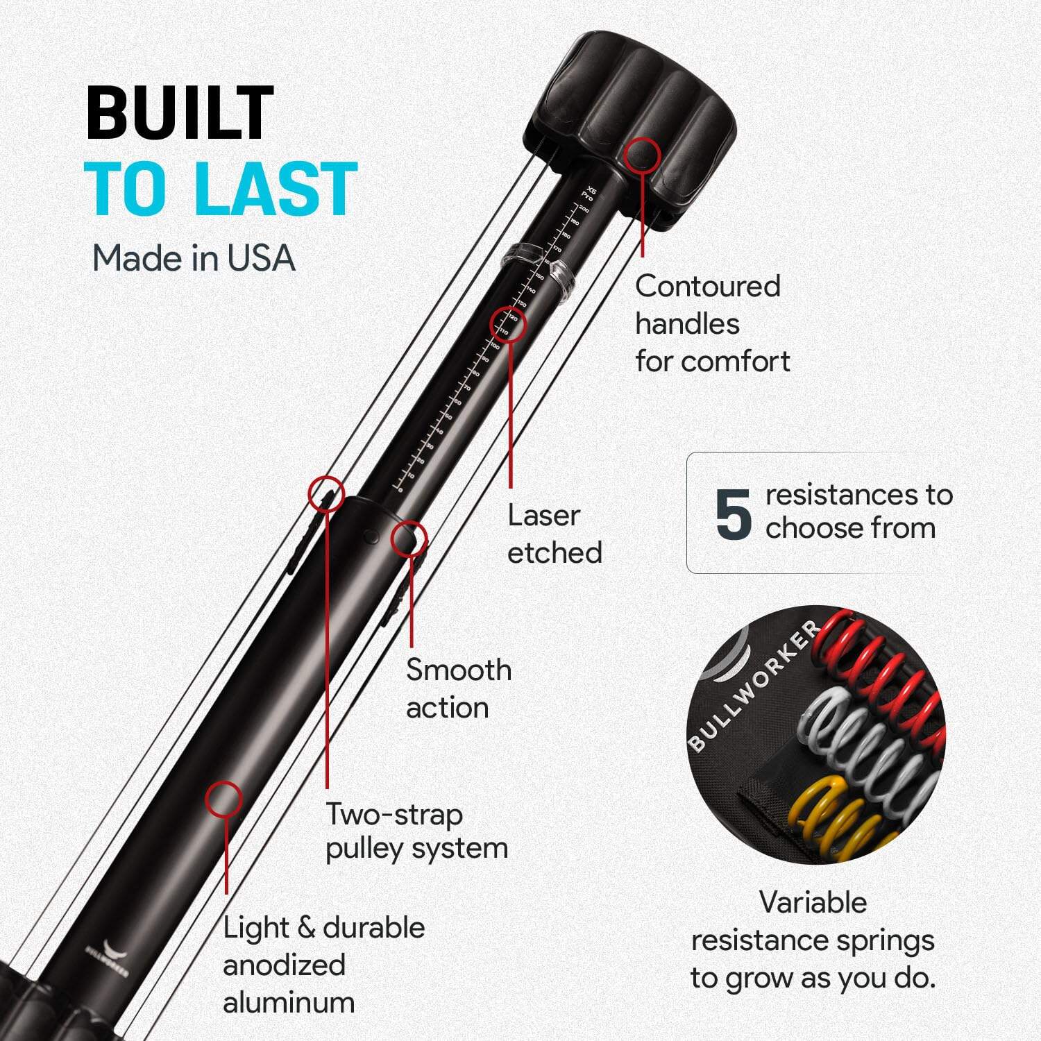 Bullworker X5 Pro 28" - Equipo de Ejercicio Isométrico, - Imagen 6