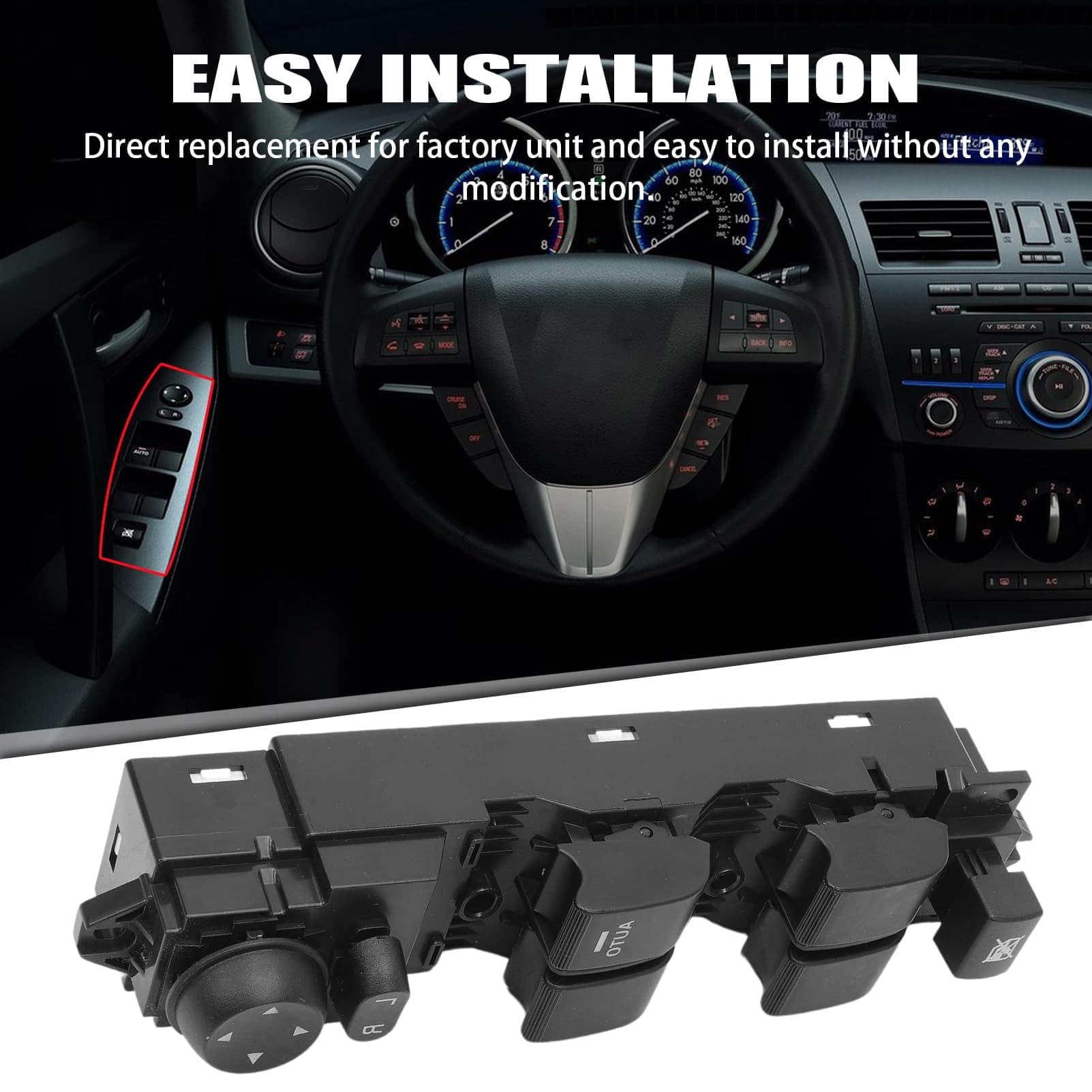 Interruptor principal de ventanilla Power Master compatible - Imagen 6