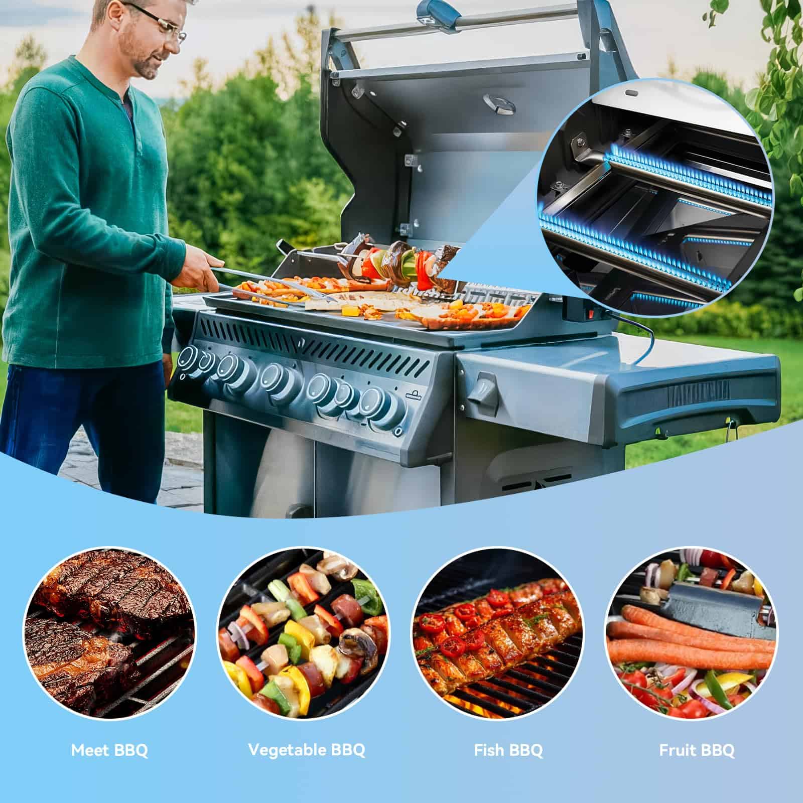 Repuestos de Parrilla para NAPOLEON P500RSIBPSS-3 Prestige - Imagen 7