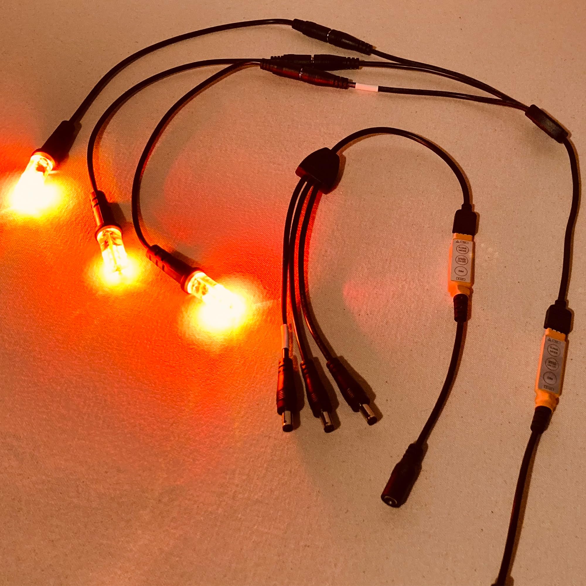 Controlador de iluminación LED Flame Flicker para utilería - Imagen 4