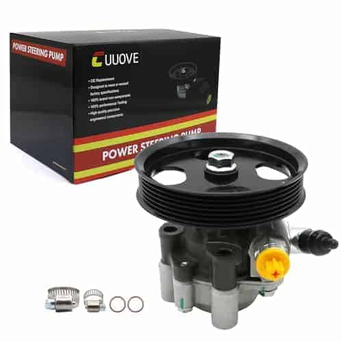 Bomba de dirección asistida Cuuove con polea -E 21-5371