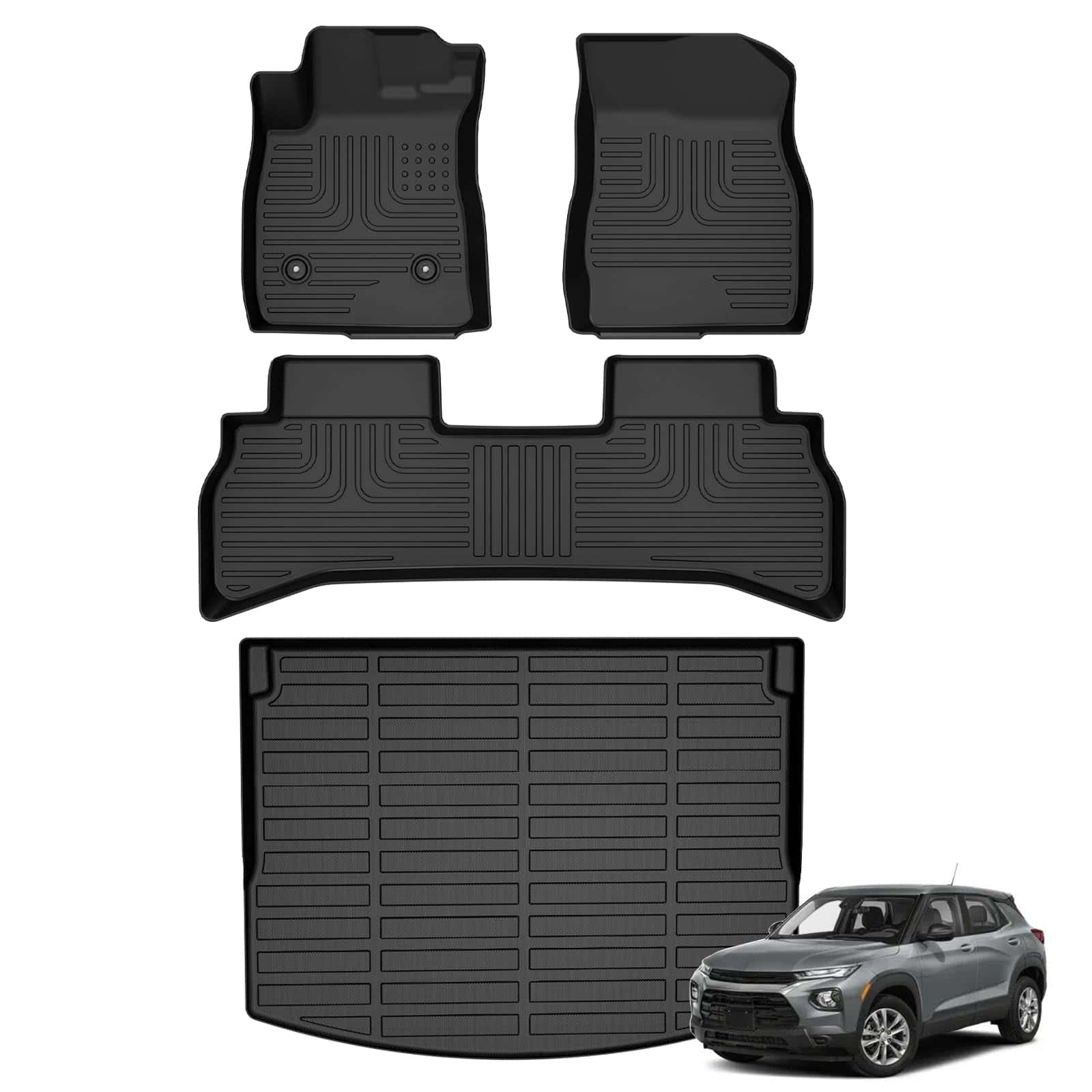 Tapetes de piso y cubierta de carga AZYT para Chevy