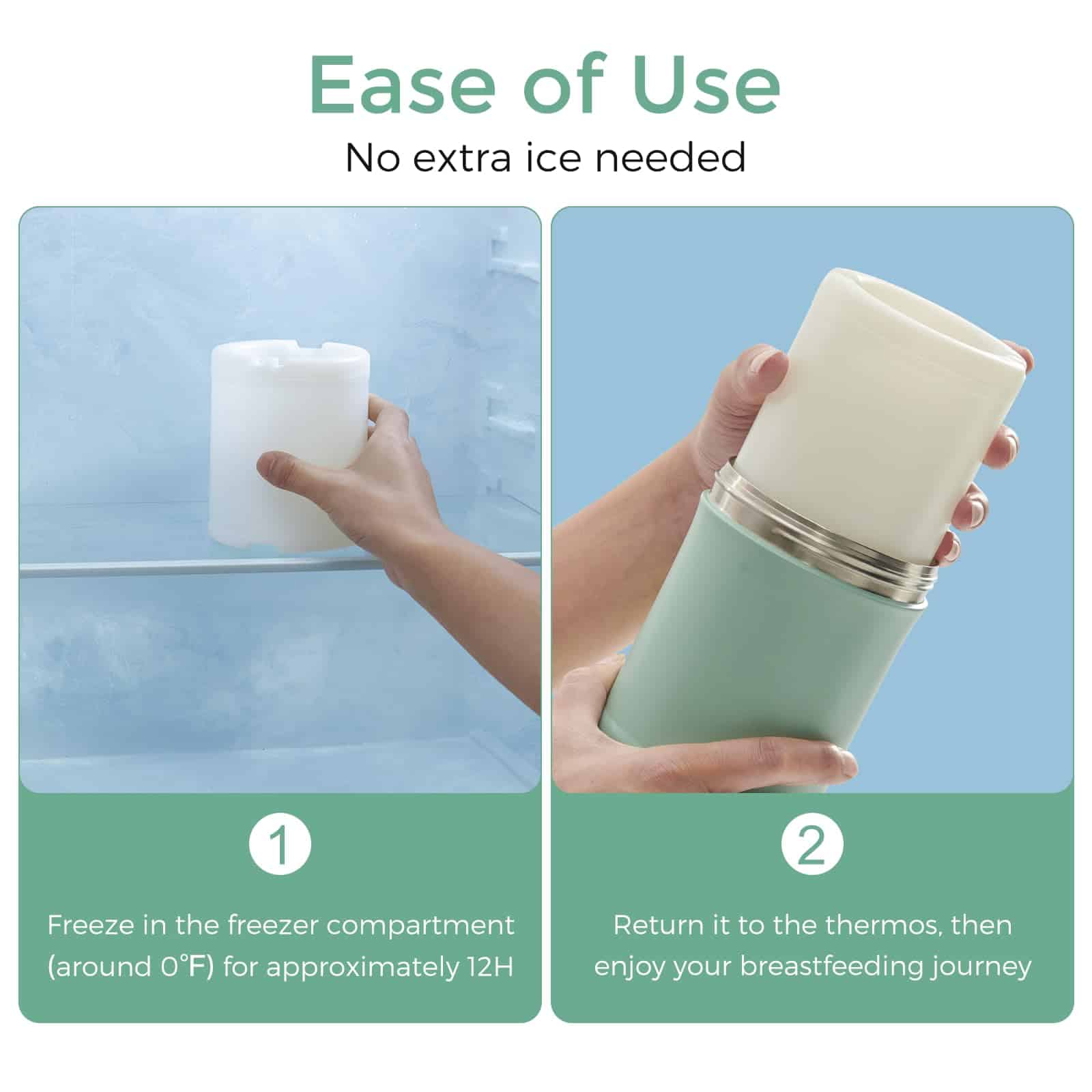 Enfriador de Leche Materna Portátil Momcozy de 22 oz para - Imagen 6