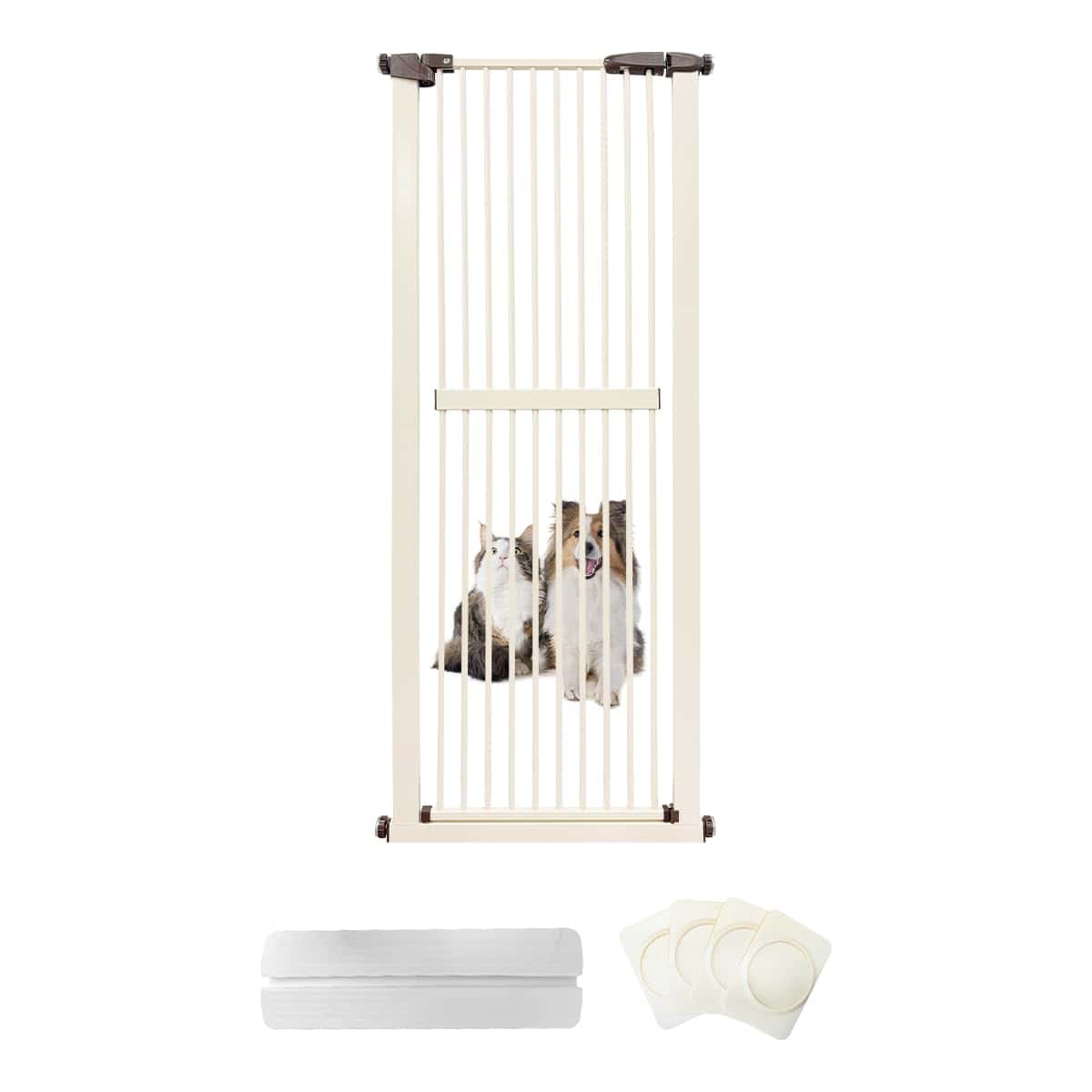 Barrera para gatos extra alta Lumizone 61.02" Montada a