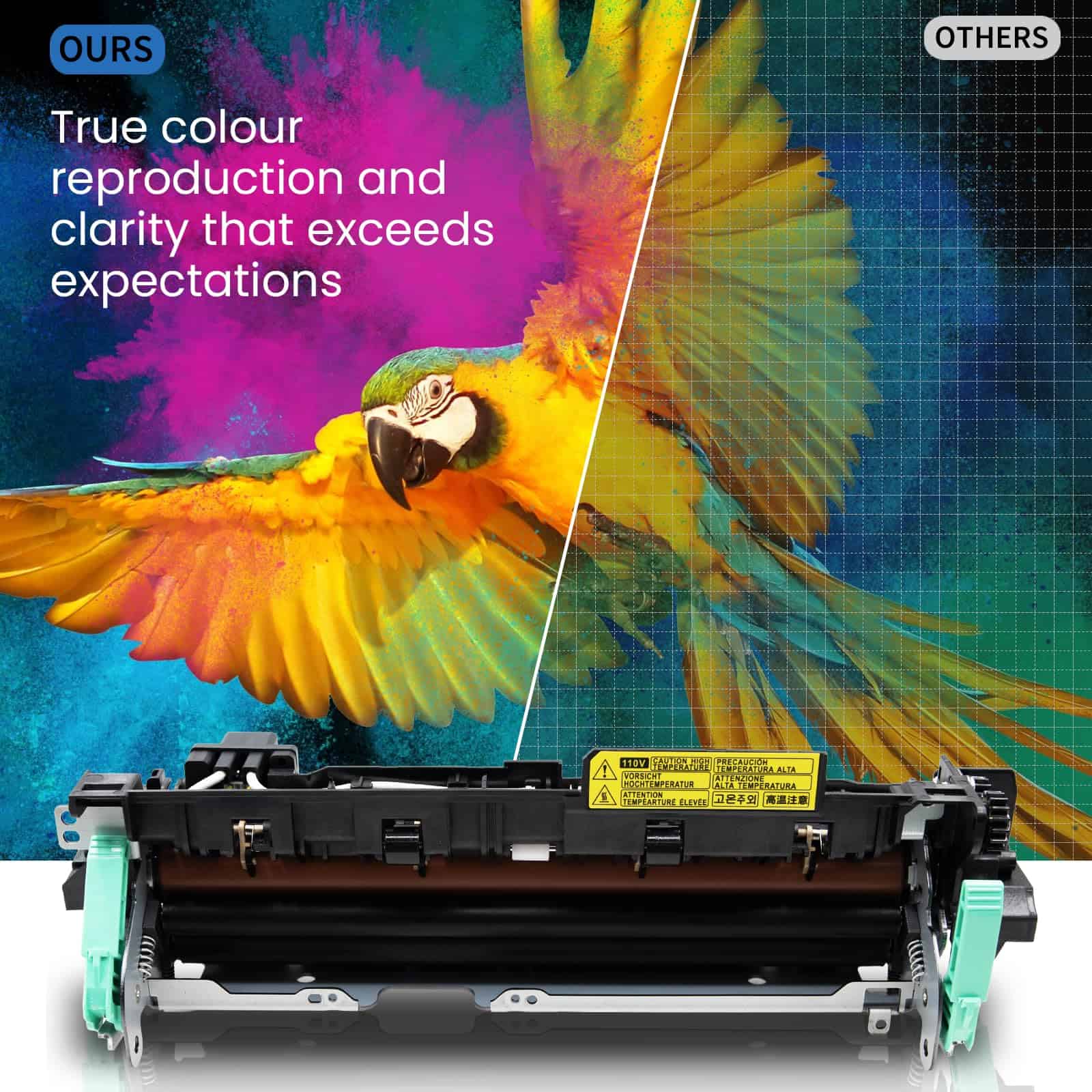 Unidad de fusión 126n00410 de repuesto para Xerox PHASER - Imagen 4