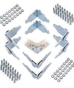 Lonffery 8 Sets Soportes de Esquinas para Barandillas de