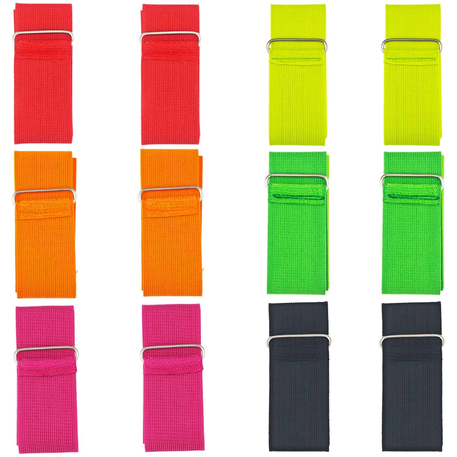 Zelerdo 12 Pack Bandas de Carrera de 3 Piernas para