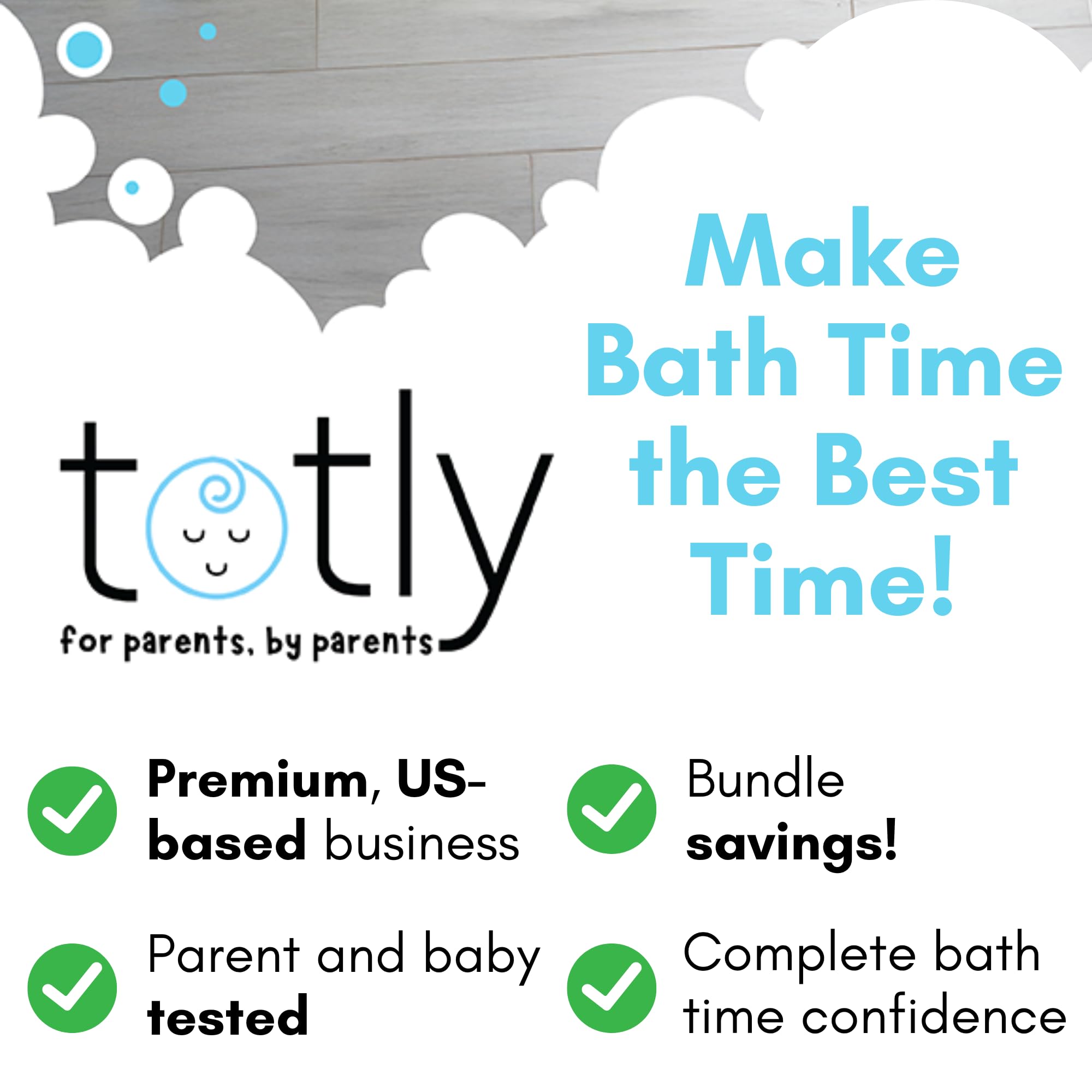 Juego de Baño Completo para Bebé totly 5 piezas - Kit - Imagen 3