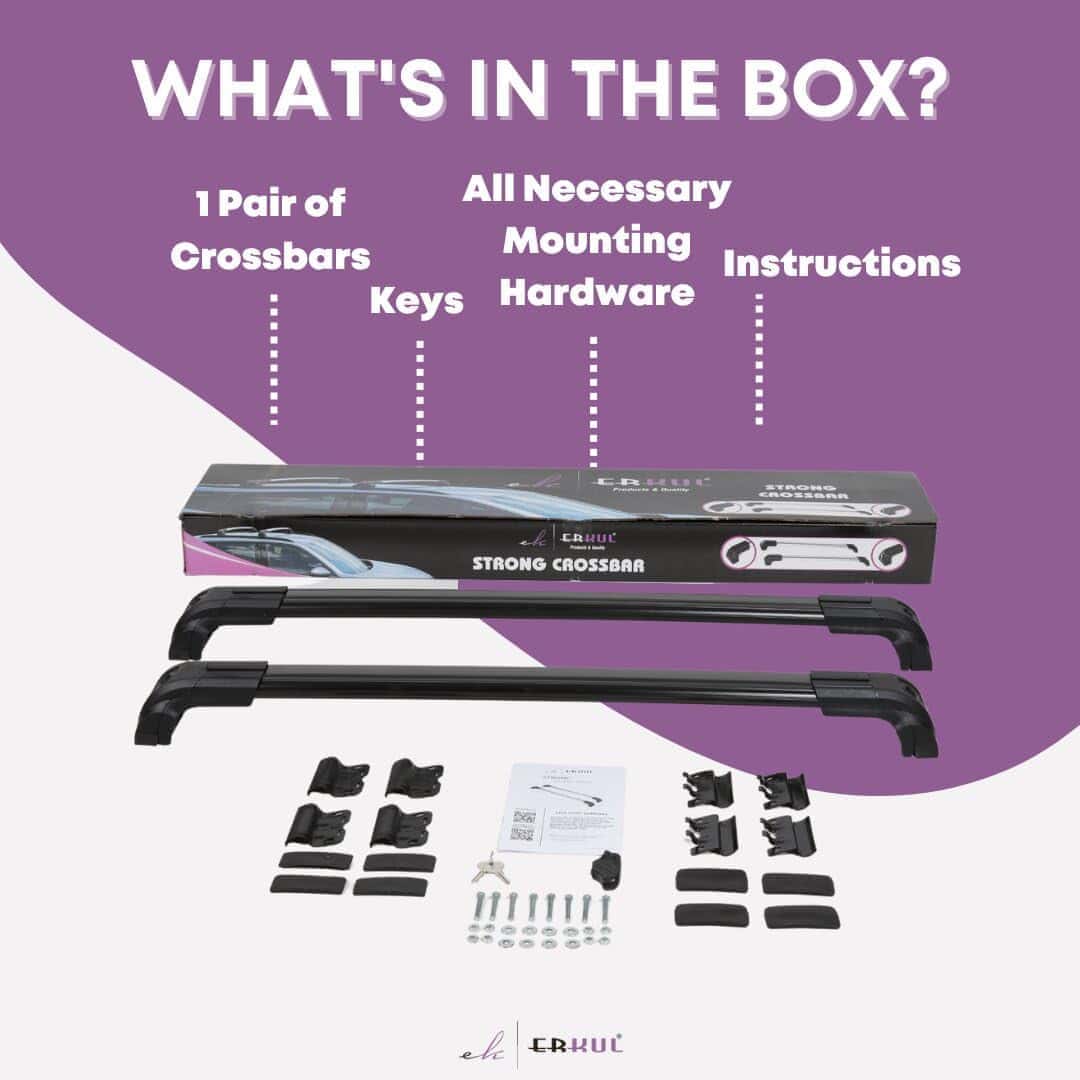 Barras transversales para techo pesado ERKUL de 220 lb para - Imagen 5