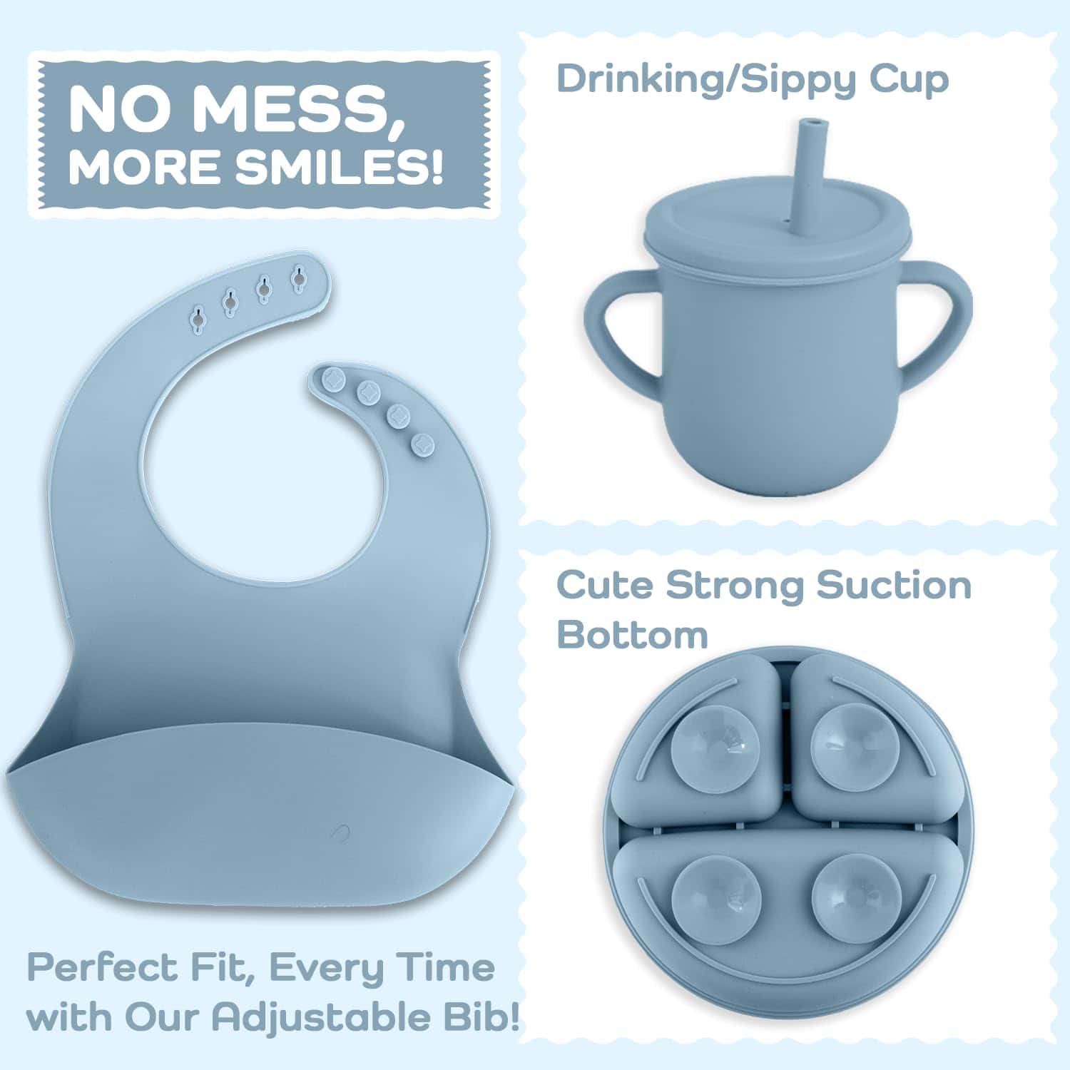 Set de Alimentación para Bebés de Silicona FlexiBaby 6 - Imagen 3