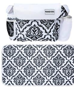 Bolso para pañales Roogo Convertible Roogo (Negro y Blanco)