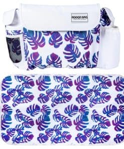Bolso Convertible Roogo para Pañales (Azul y Morado)