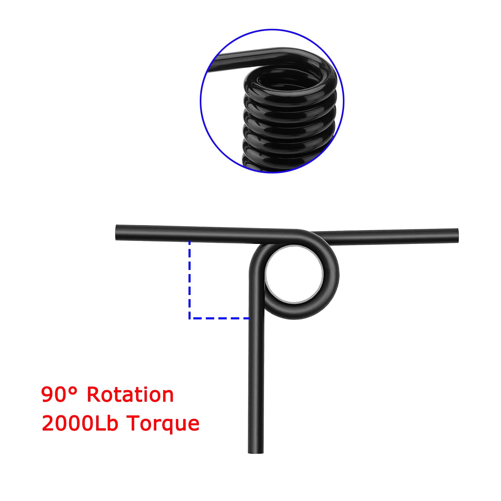 2 Pares de Resortes para Rampa de Remolque de Servicio - Imagen 4