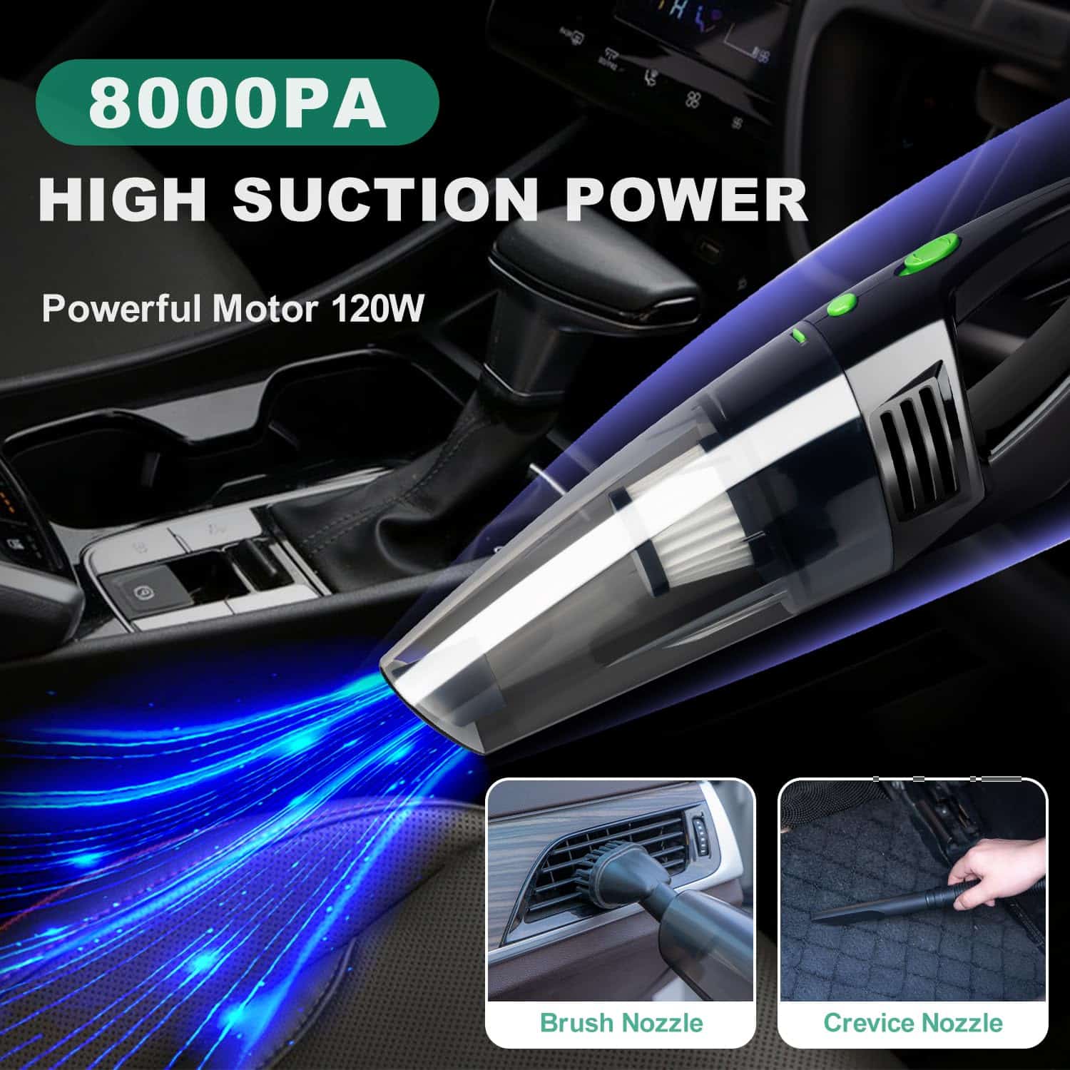 Kit de Limpieza para Autos YJUSMAK 34 Piezas Limpiador de - Imagen 3