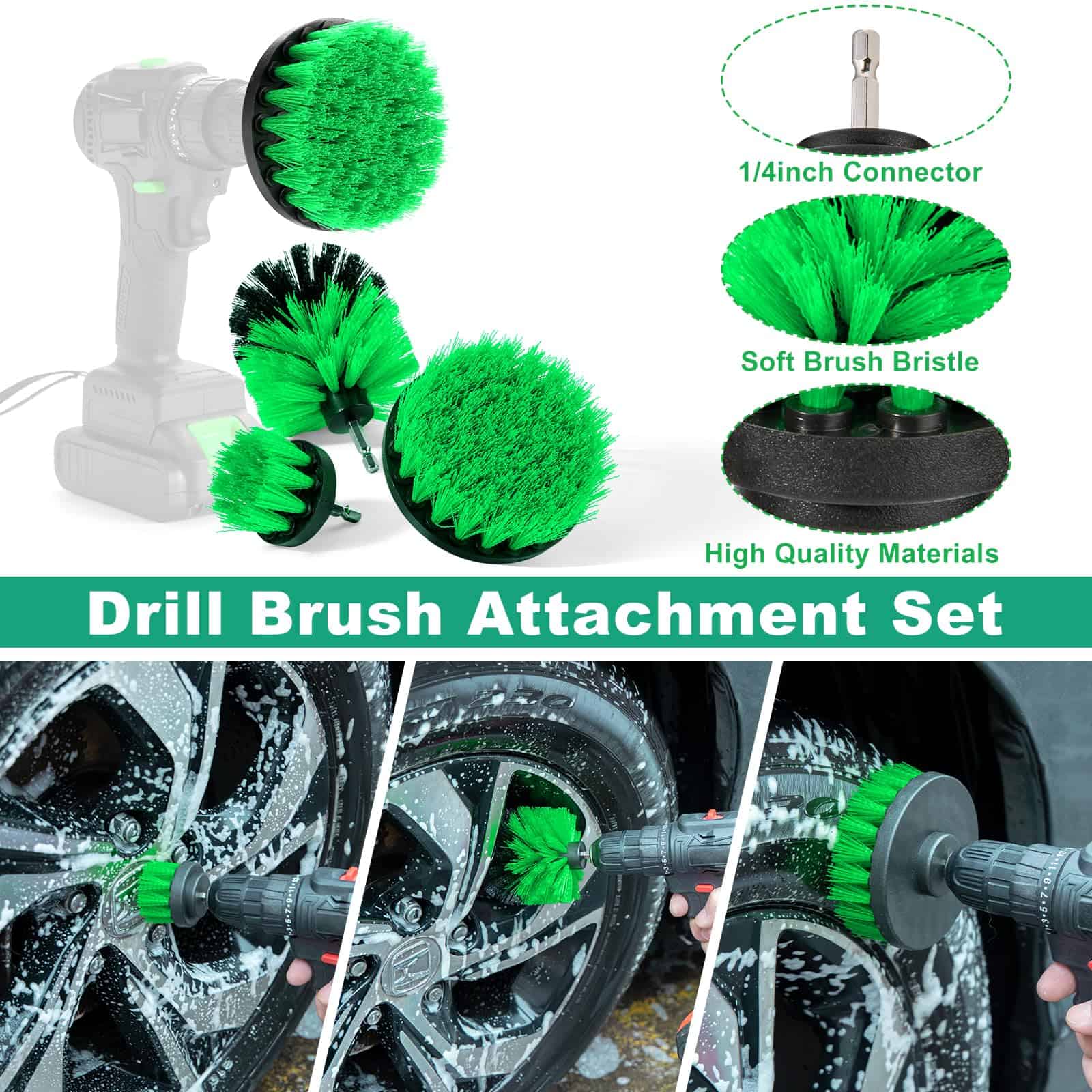 Kit de Limpieza para Autos YJUSMAK 34 Piezas Limpiador de - Imagen 5