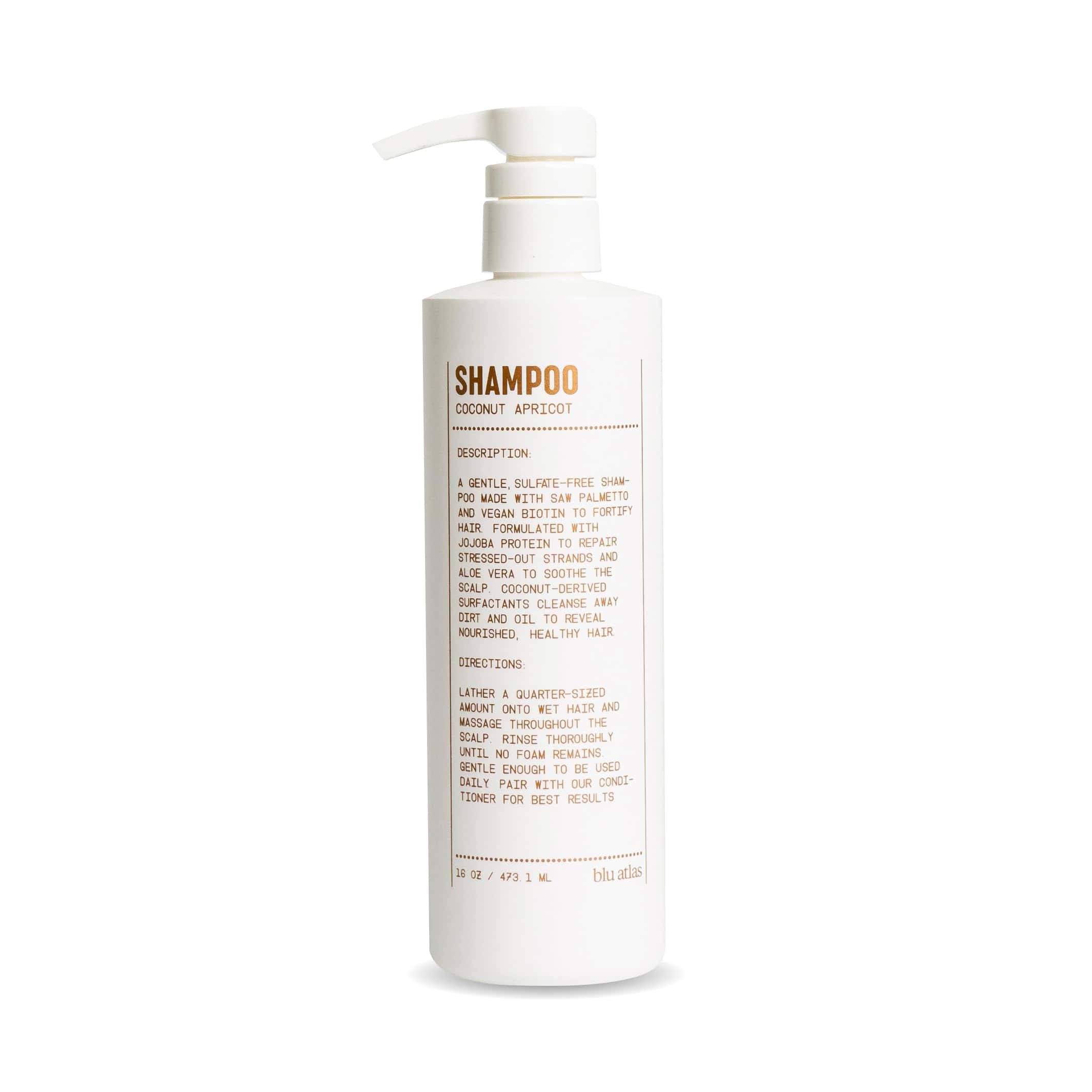 Shampoo Natural para Hombres Blu Atlas - -s - 16 oz