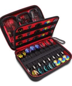 Estuche para Dardos USA Gear XL Semi Hard Shell - -Rojo