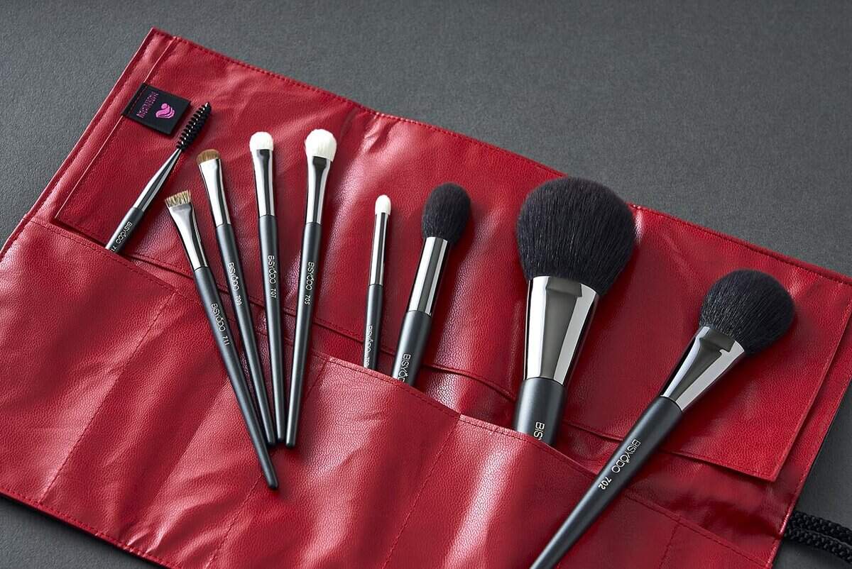 Brocha de sombra de ojos en ángulo de la serie BISYODO - Imagen 6