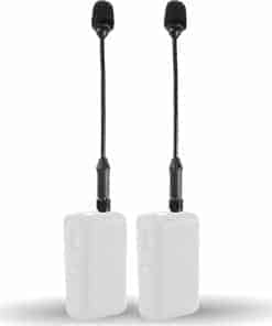 Micrófono de solapa omnidireccional Movo MV-M101 con cuello