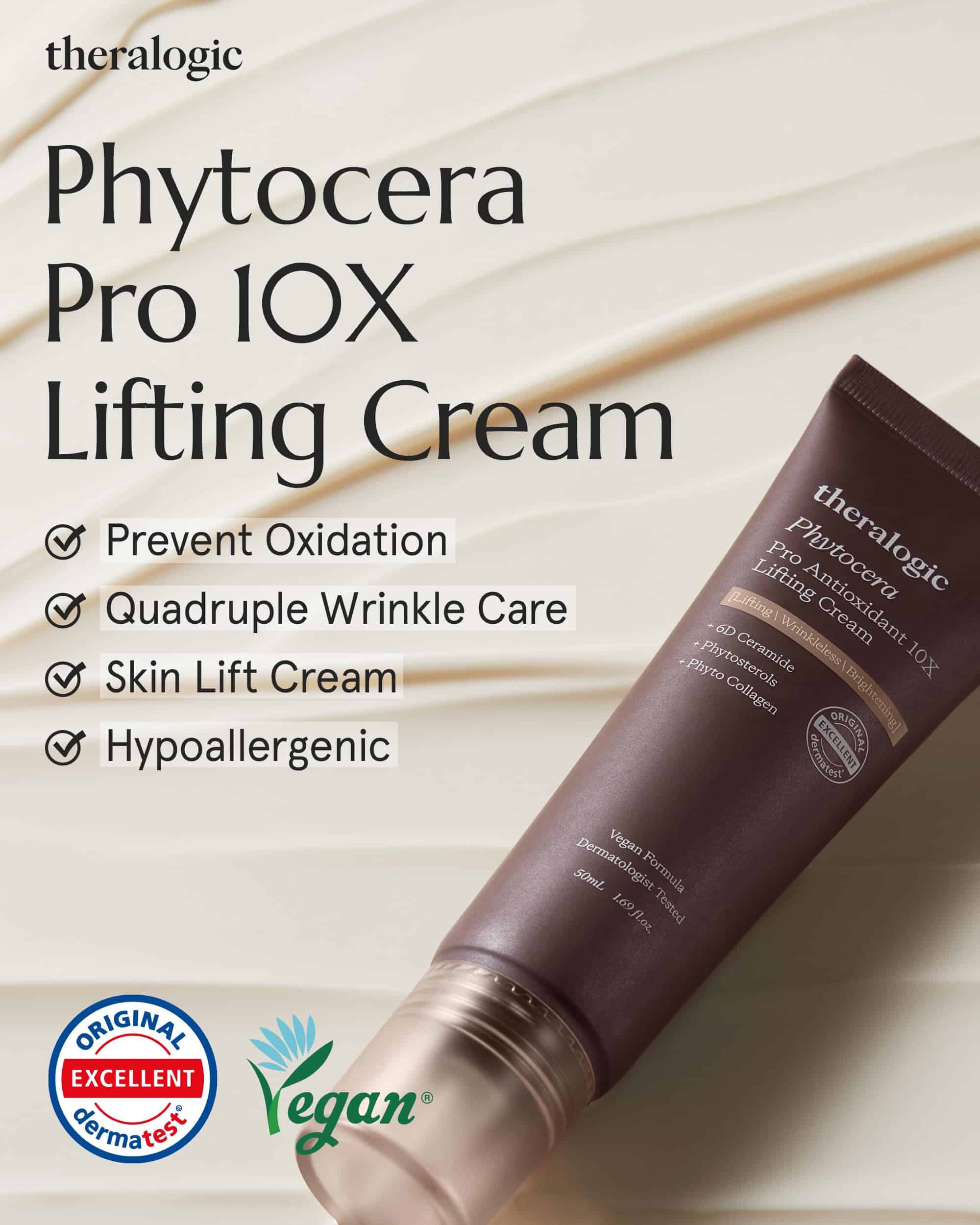 Crema Antioxidante Theralogic Phytocera Pro 10X Lifting - - Imagen 3