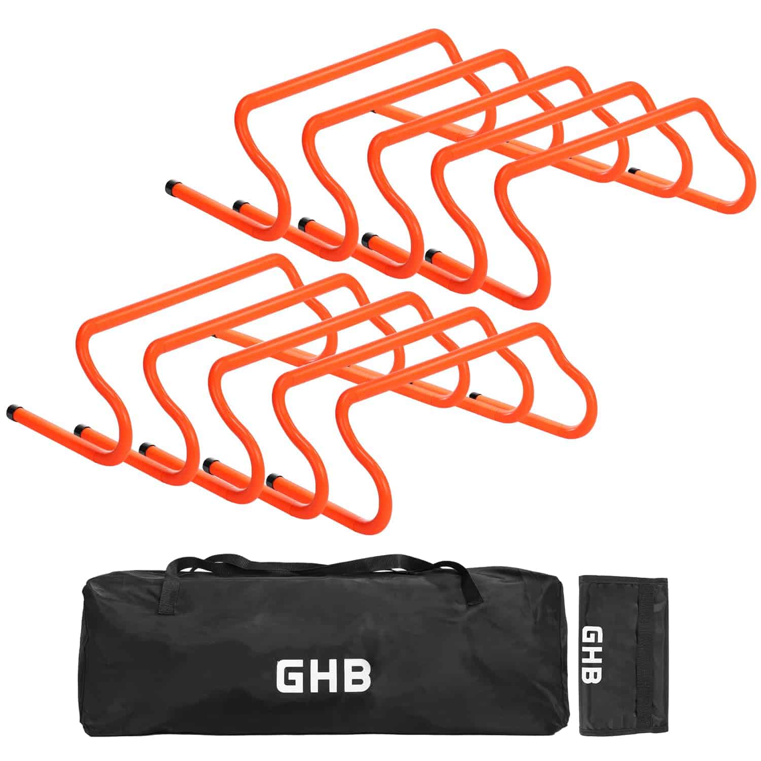 GHB 10 Pack 7 Pulgadas Vallas de Agilidad Entrenamiento de