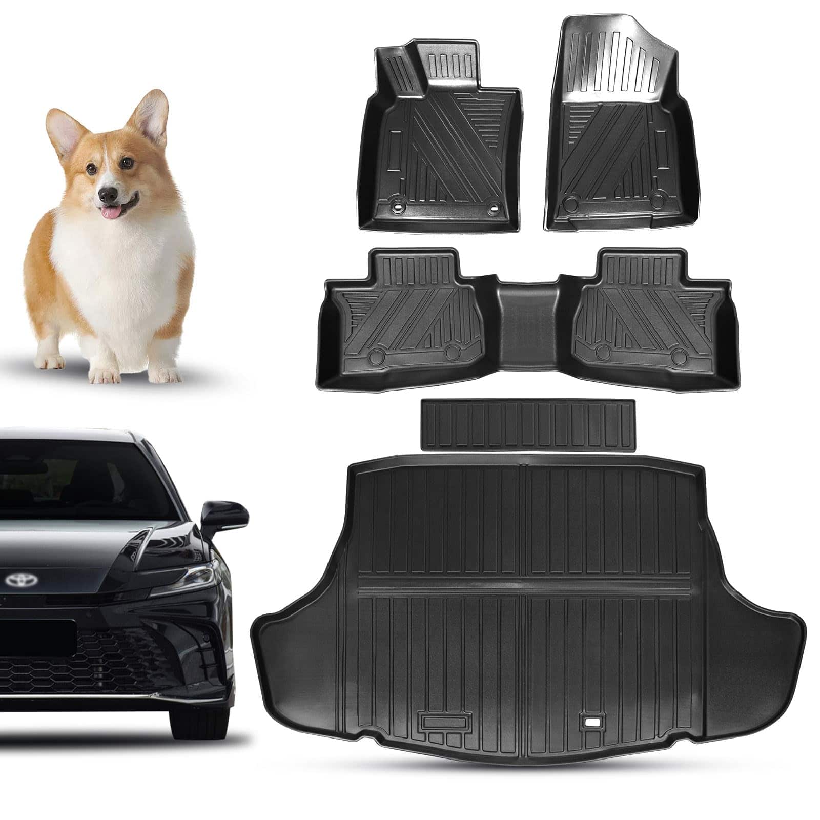 Antsvnn Compatible para Toyota Camry Alfombra de Piso
