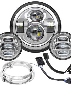 Nuevo Faro LED de 7 pulgadas para motocicleta con luces de