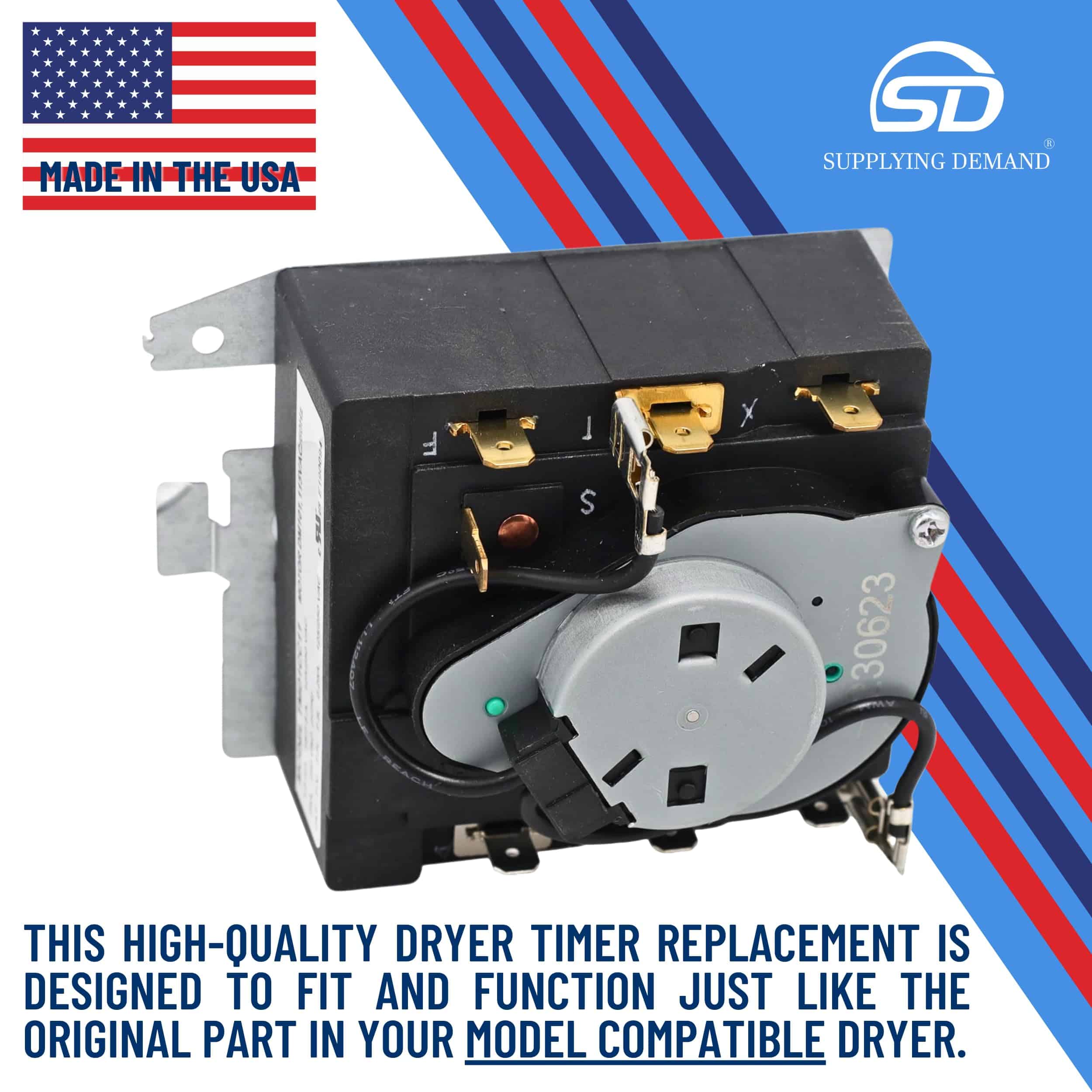 Temporizador de Secadora Supplying Demand WE04X20415 Hecho - Imagen 4