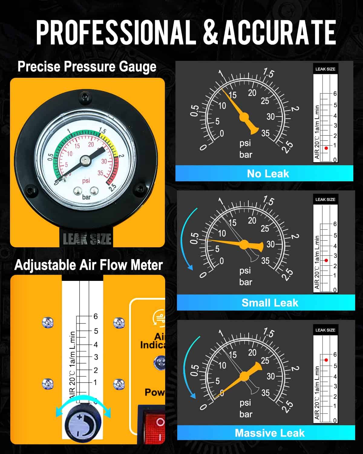 Máquina de Humo Automotriz con Compresor de Aire - Imagen 6